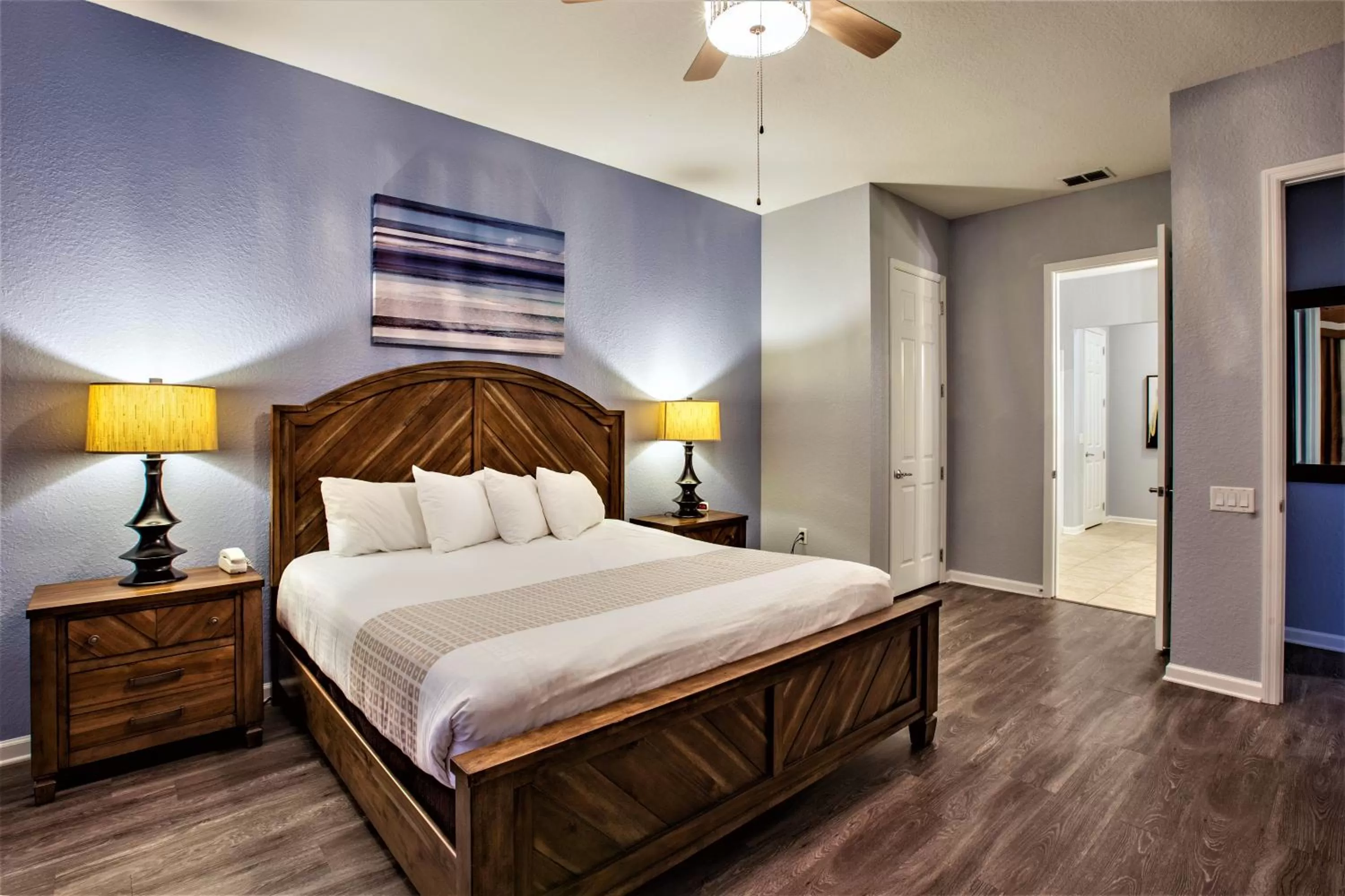 Bed in Vista Cay Resort by Millenium at Universal Blvd.