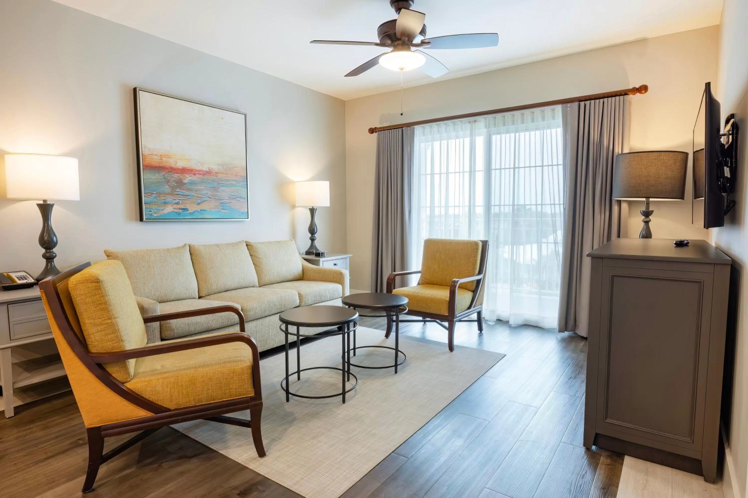 Living room in WorldMark Orlando Kingstown Reef