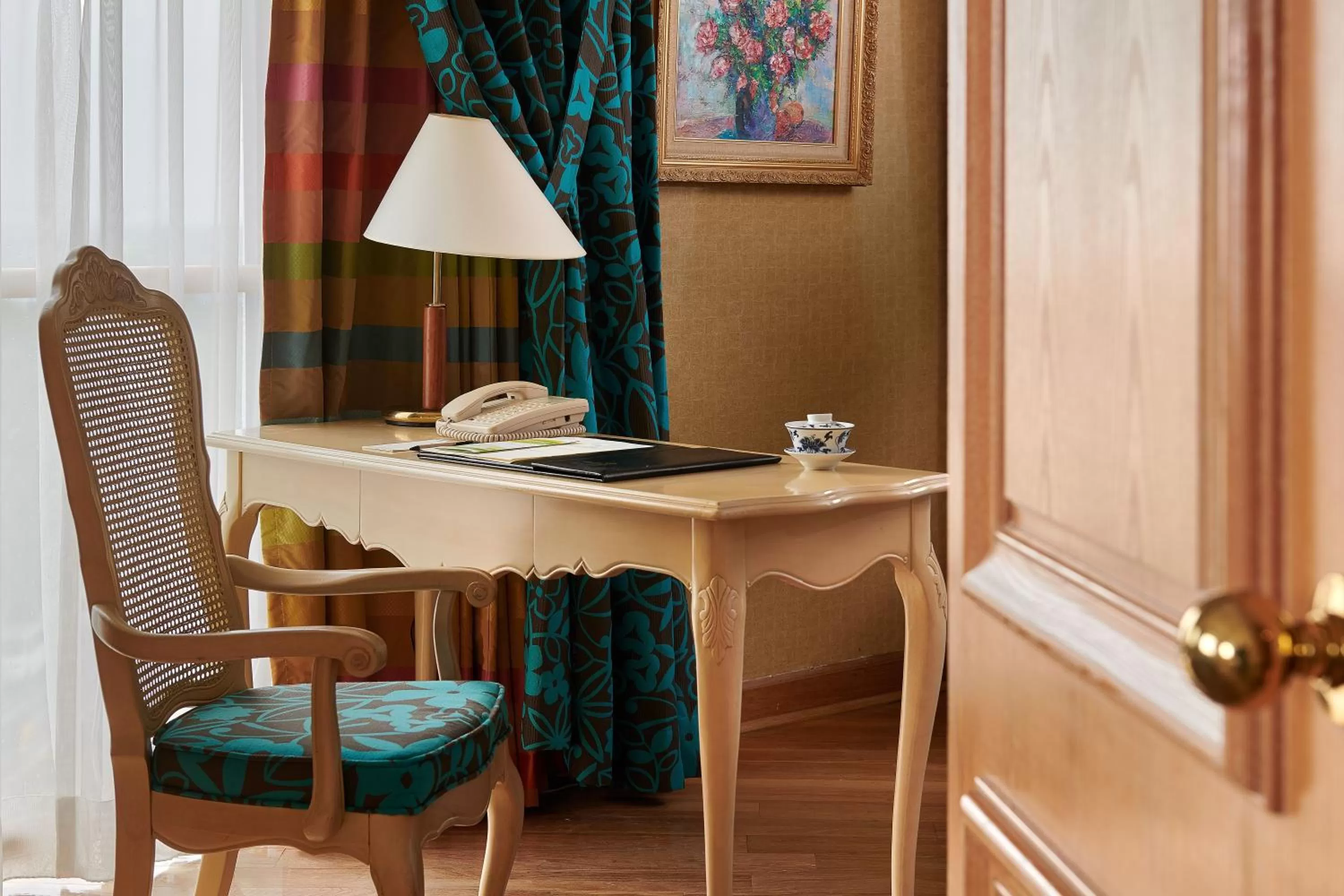 Seating area in The Riviera Hotel Taipei