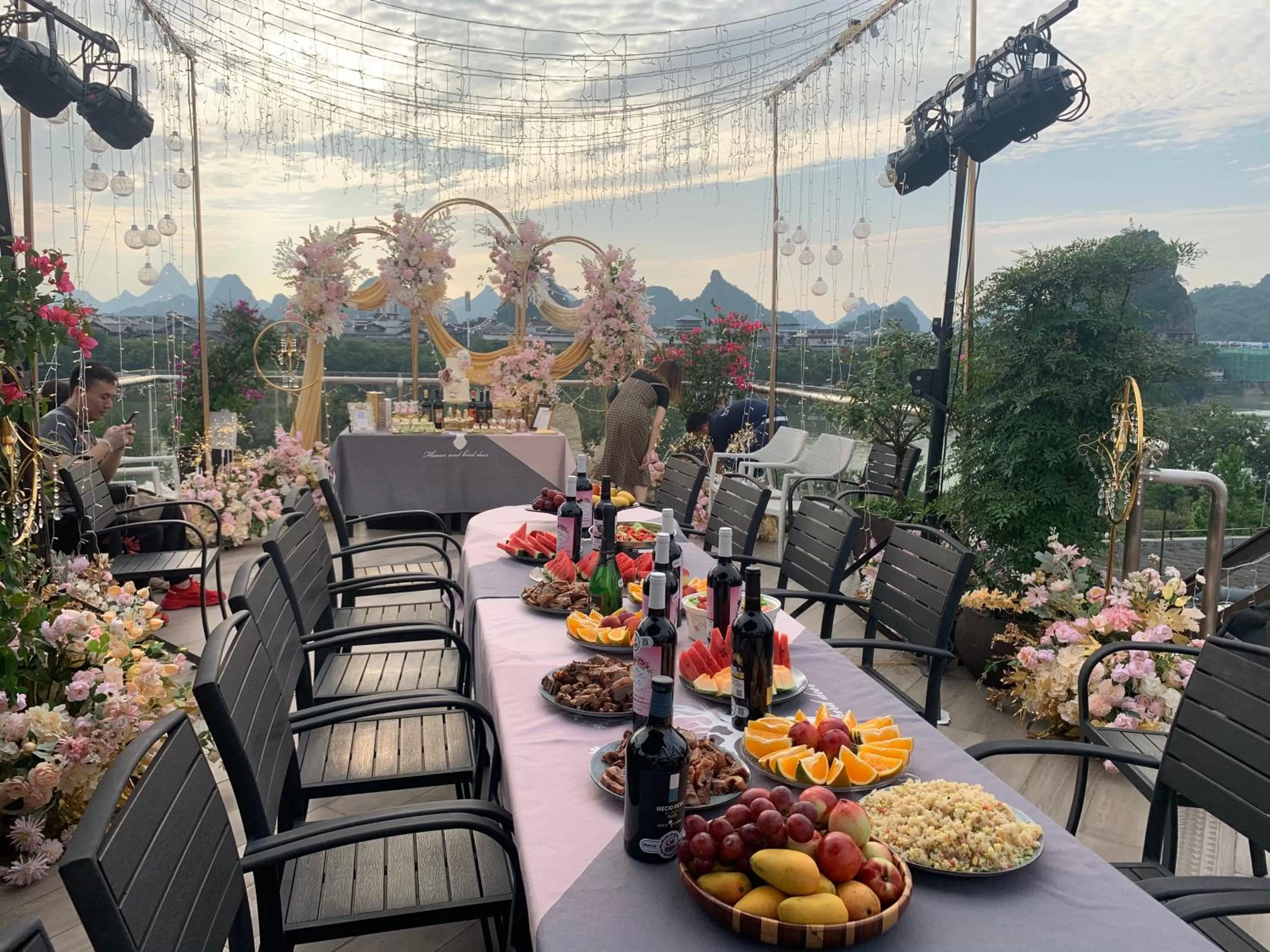 Property building in Li River Resort Villa Hotel