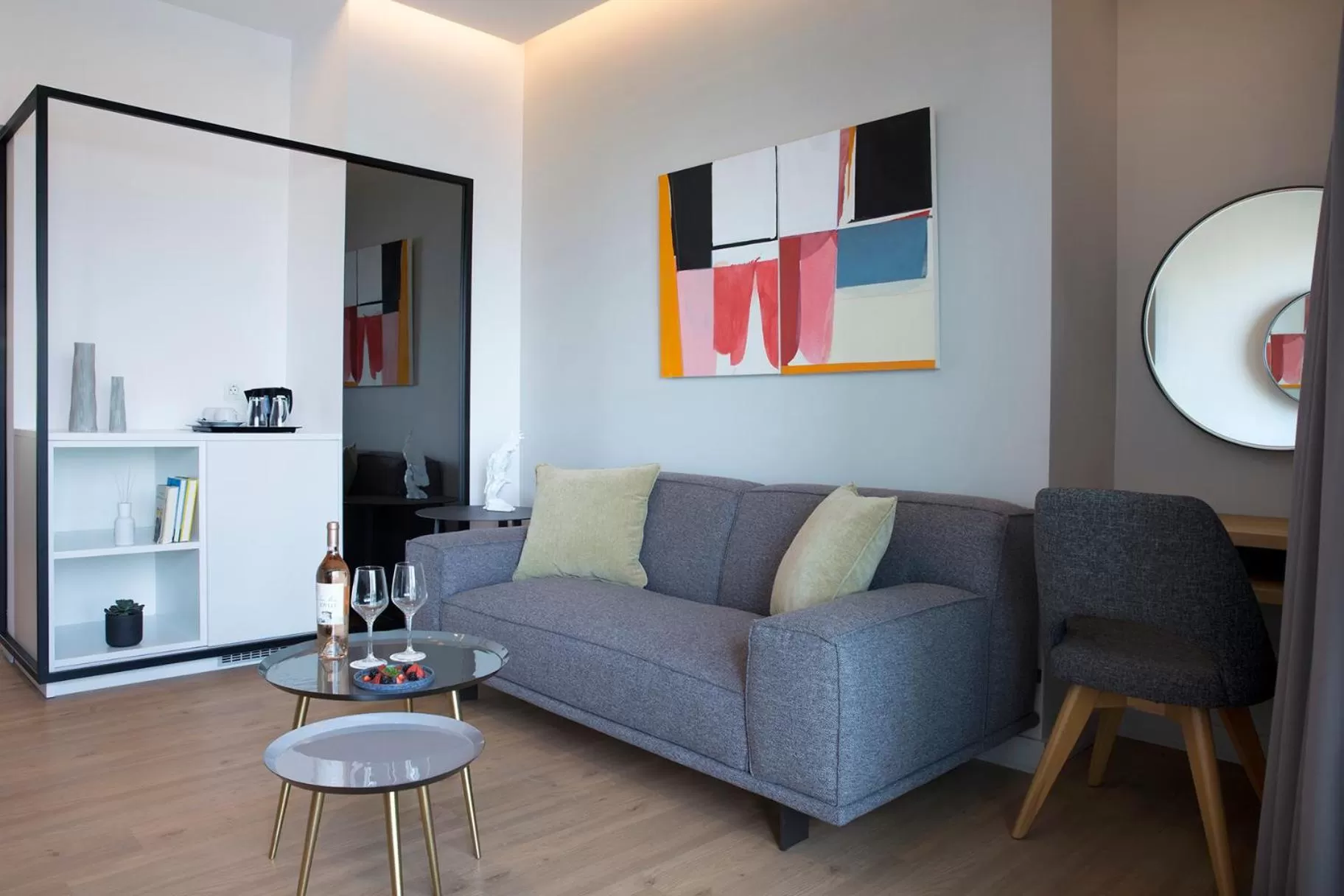 Seating area in The Alex Monte Kastella, Santikos Collection