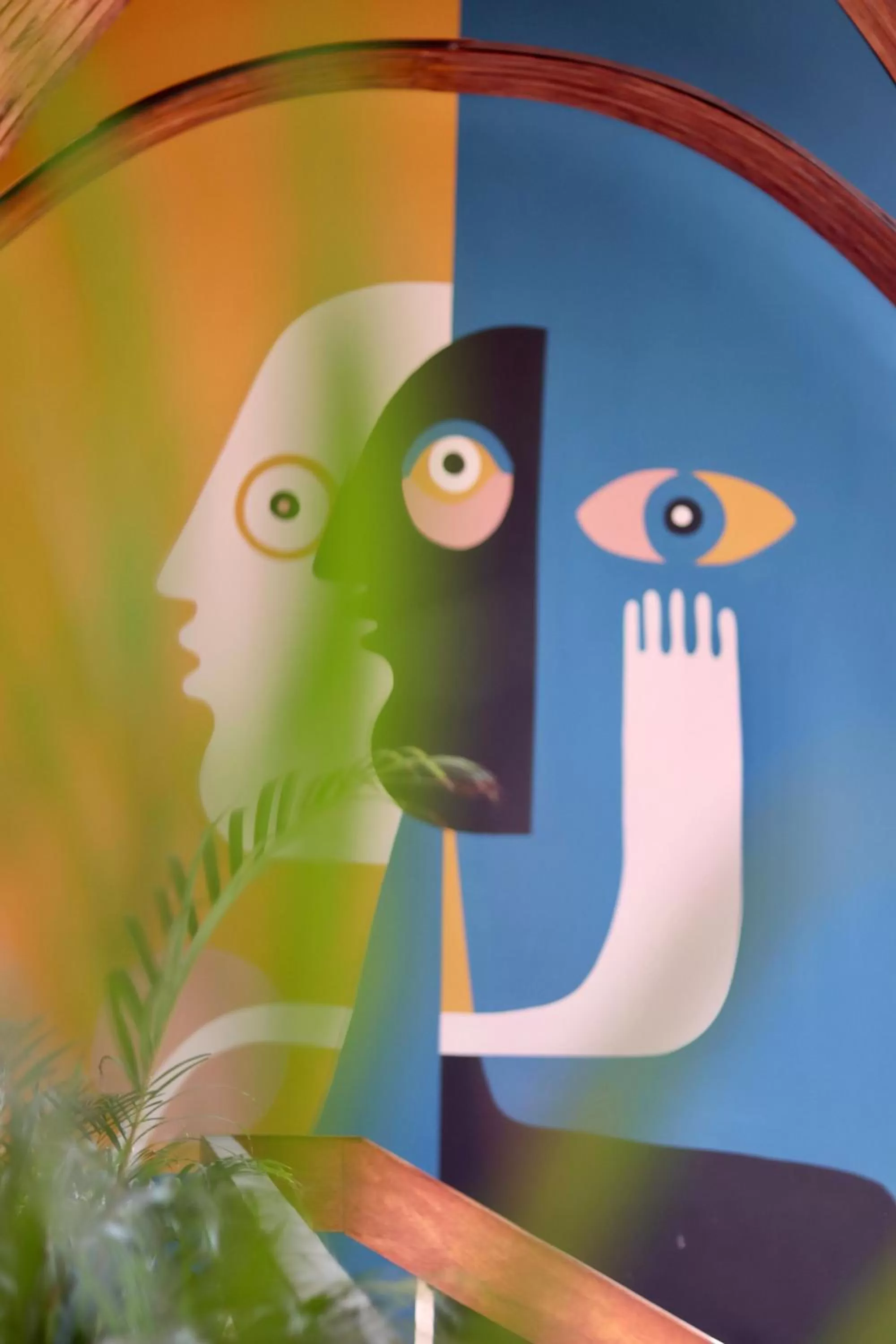 Living room in Nílu Cancun Downtown by Selina