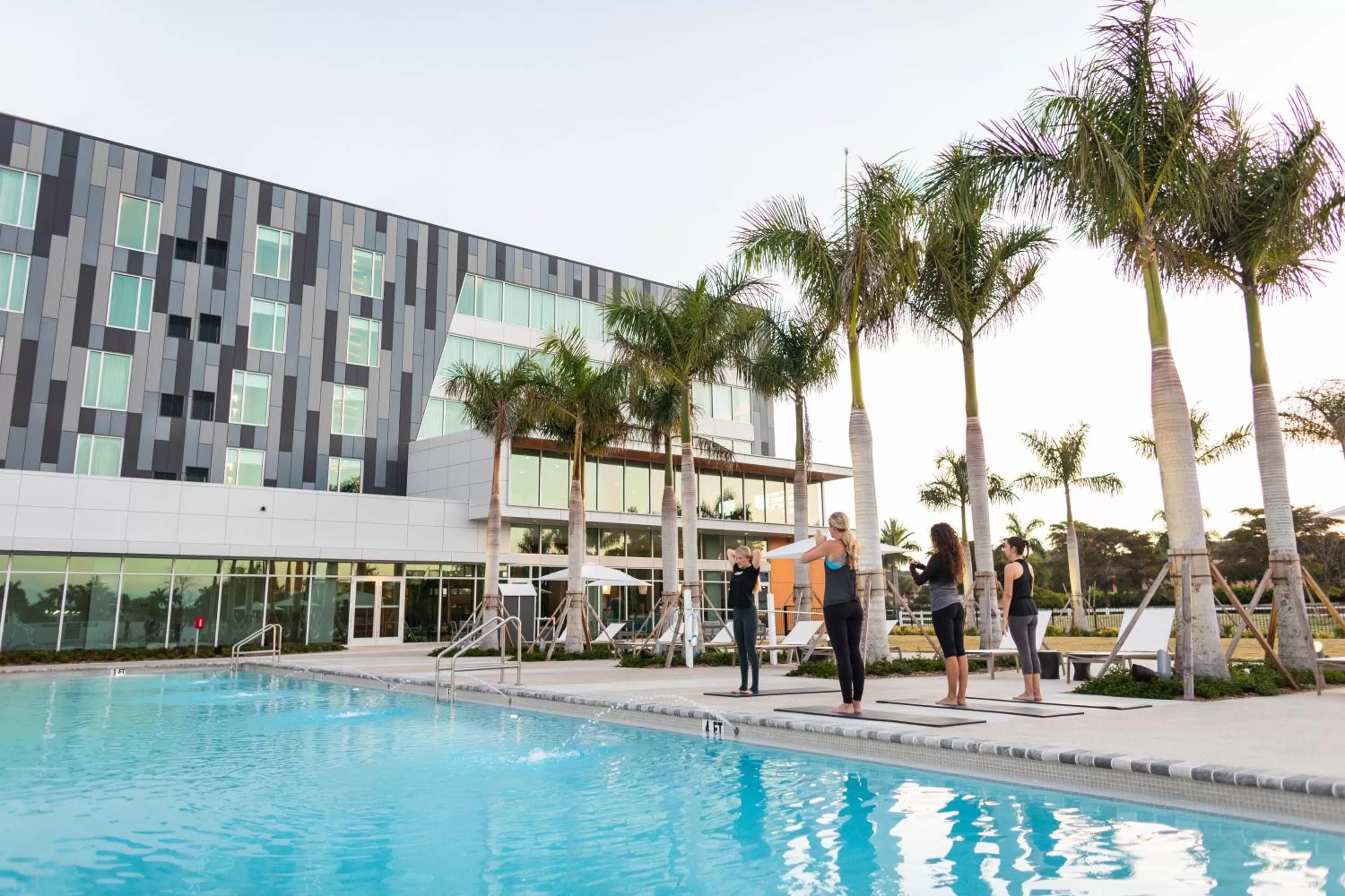 Swimming pool in Legacy Hotel at IMG Academy