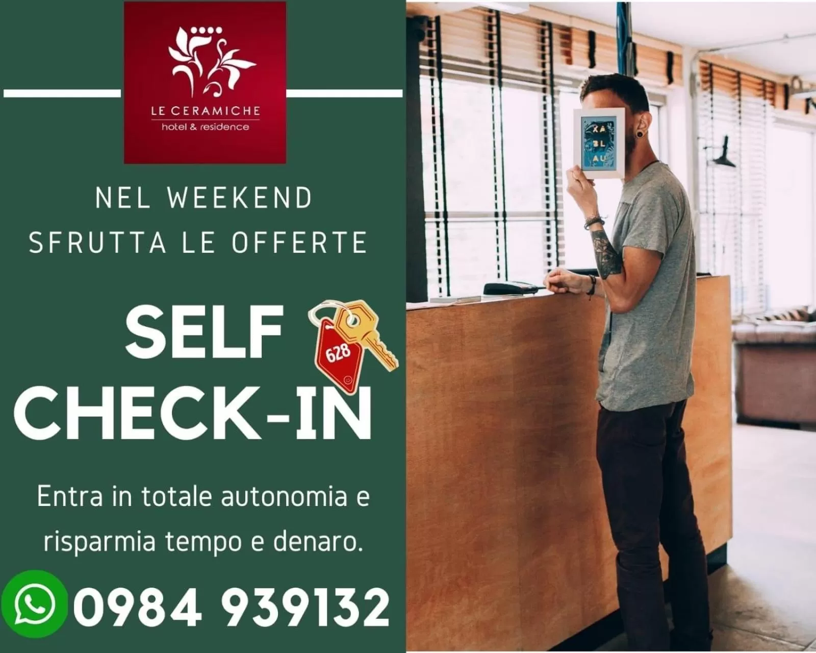 Lobby or reception in Hotel Le Ceramiche