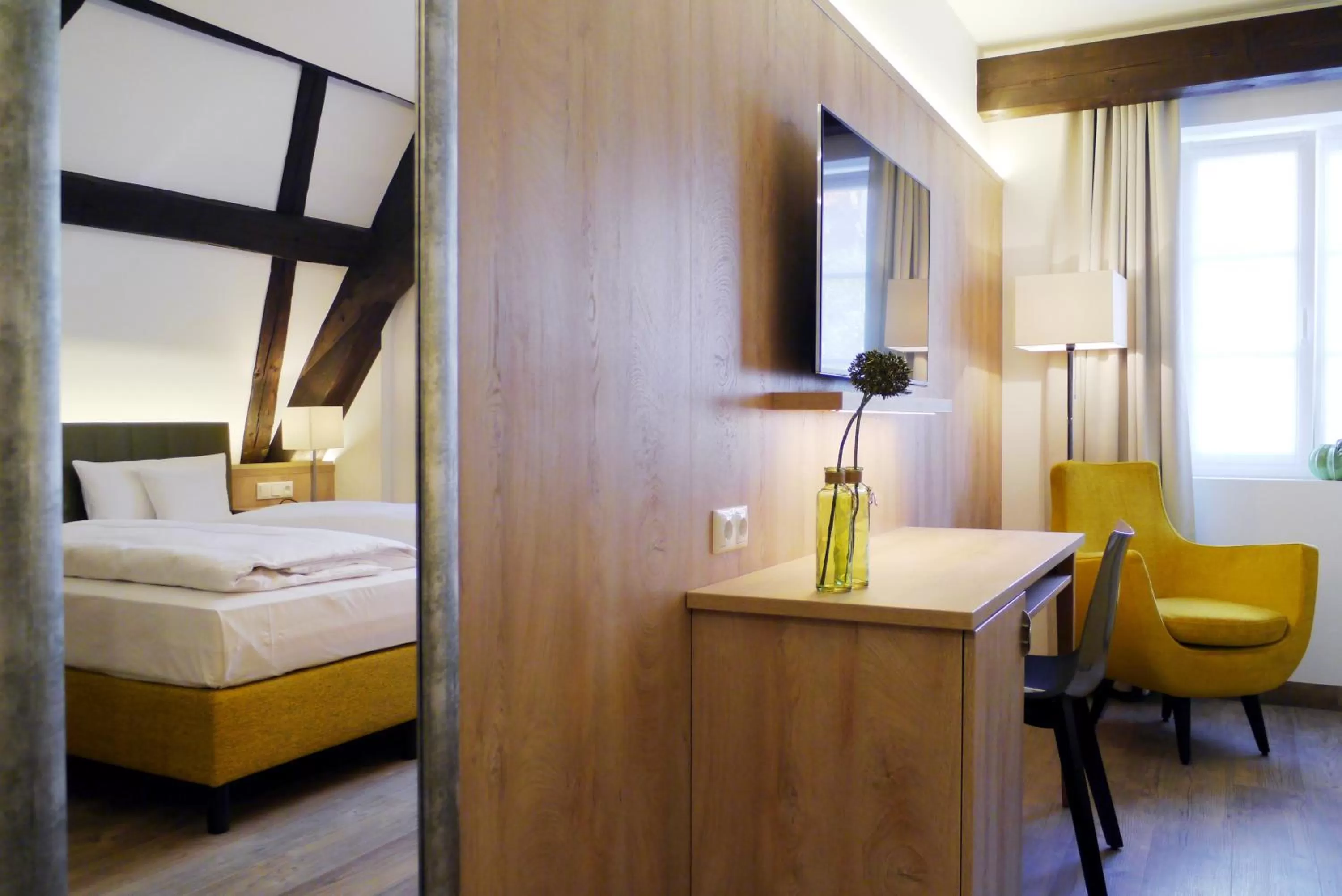 Photo of the whole room, Bed in Das Brunners