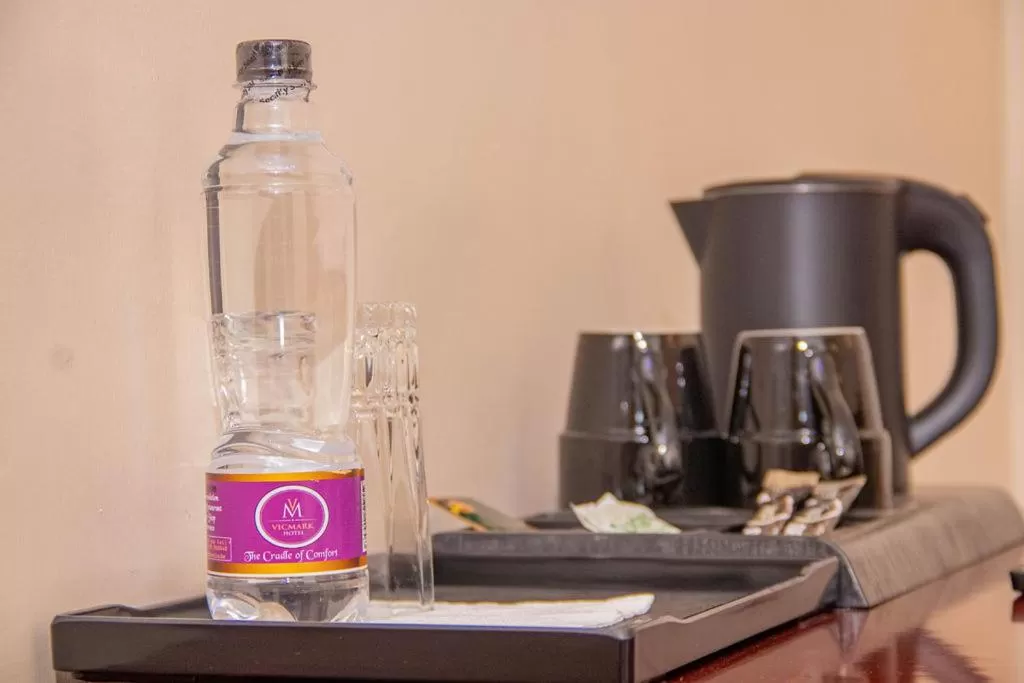 Coffee/tea facilities in Vickmark Hotel