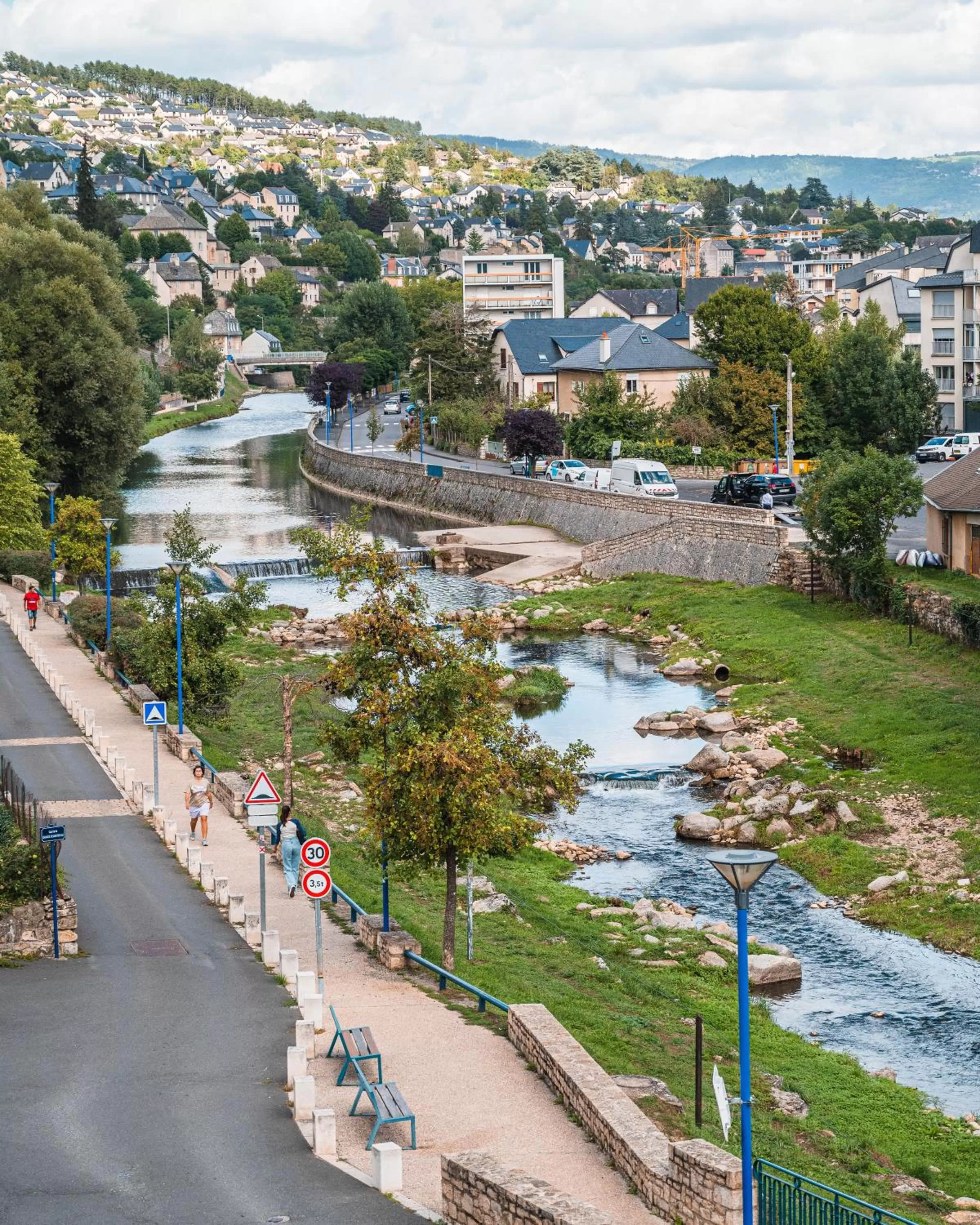 View (from property/room) in The Originals Boutique, Hôtel du Pont Roupt, Mende