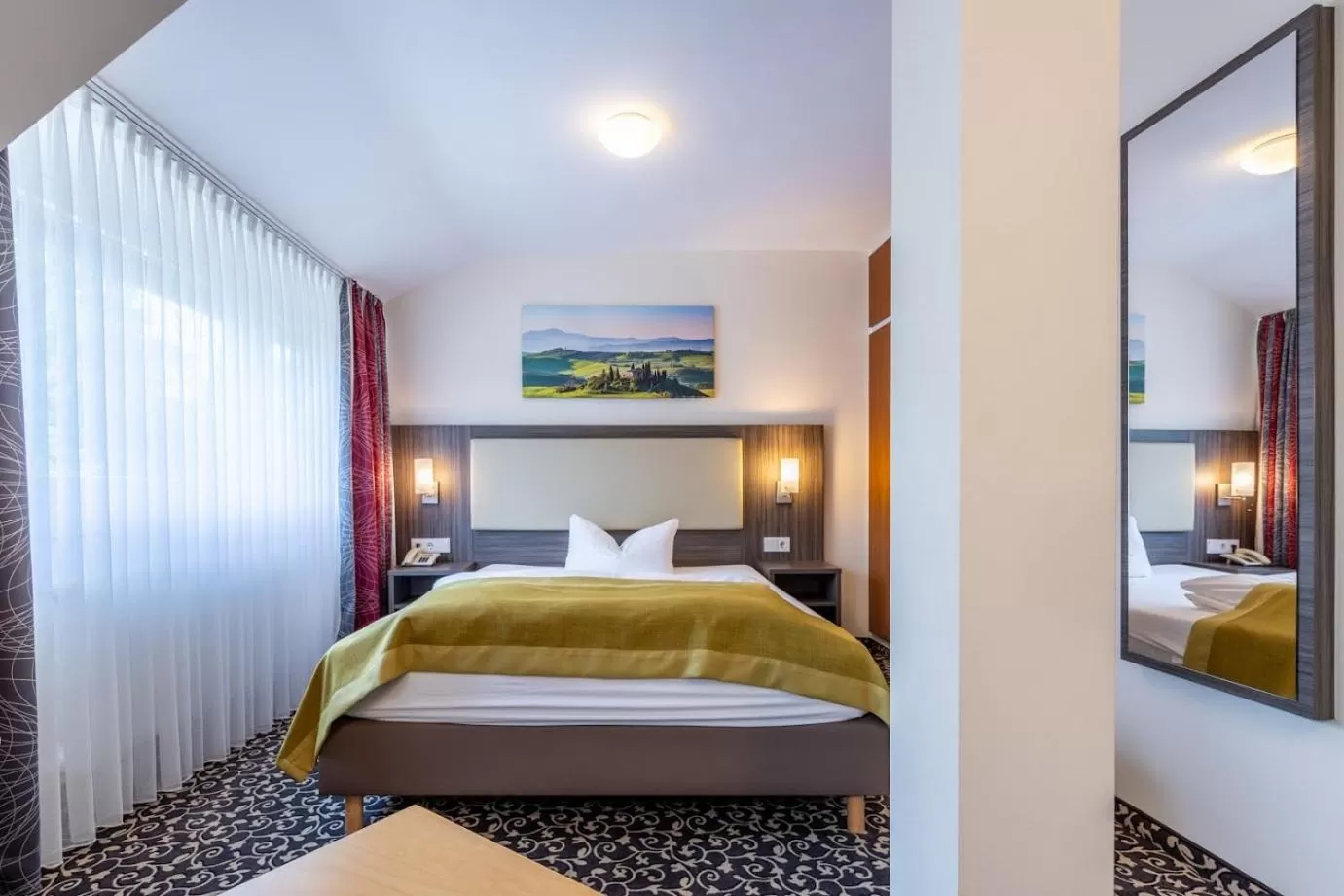 Photo of the whole room, Bed in Thermen Hotel & Restaurant Bad Soden