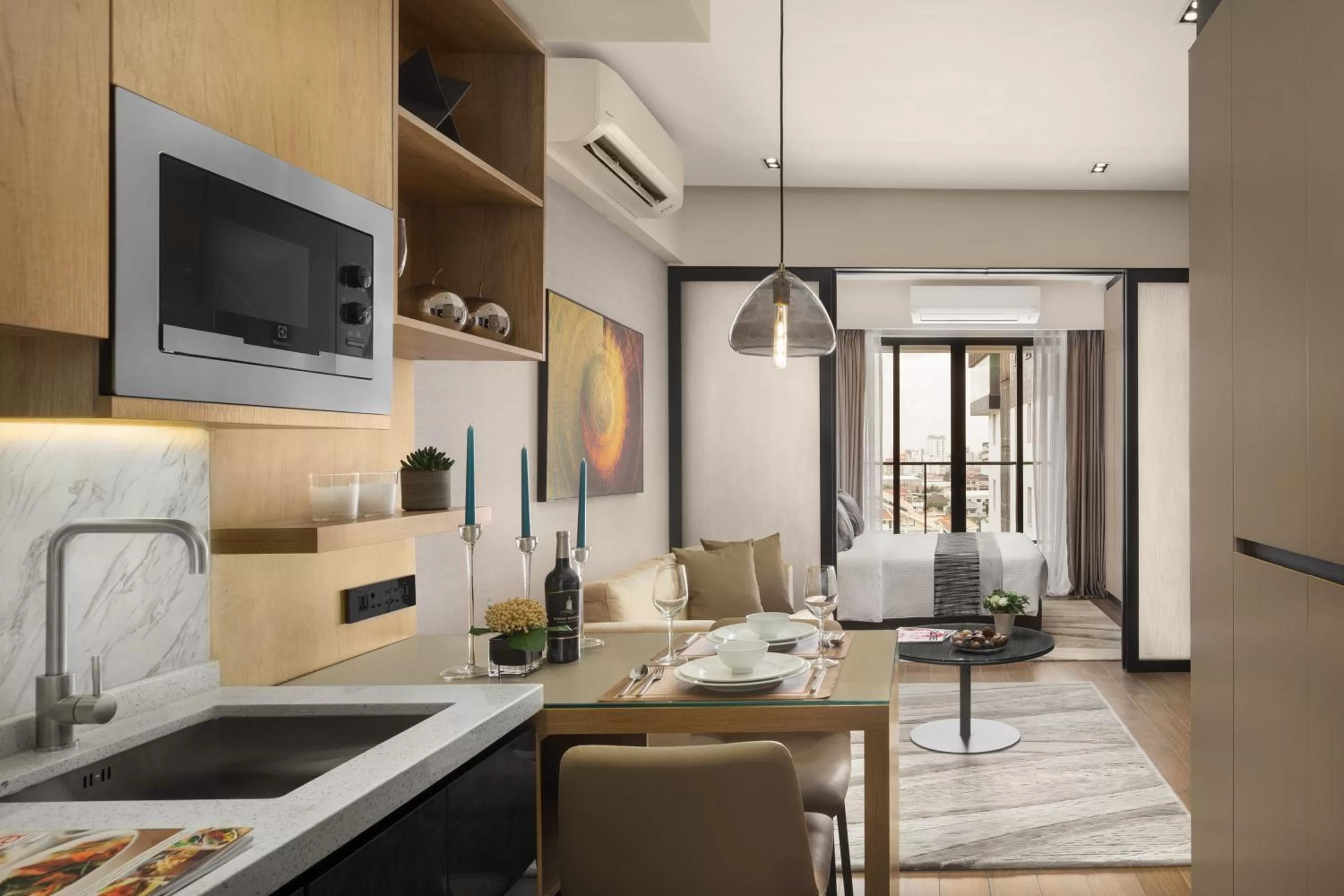 Kitchen or kitchenette in Somerset Norodom Phnom Penh