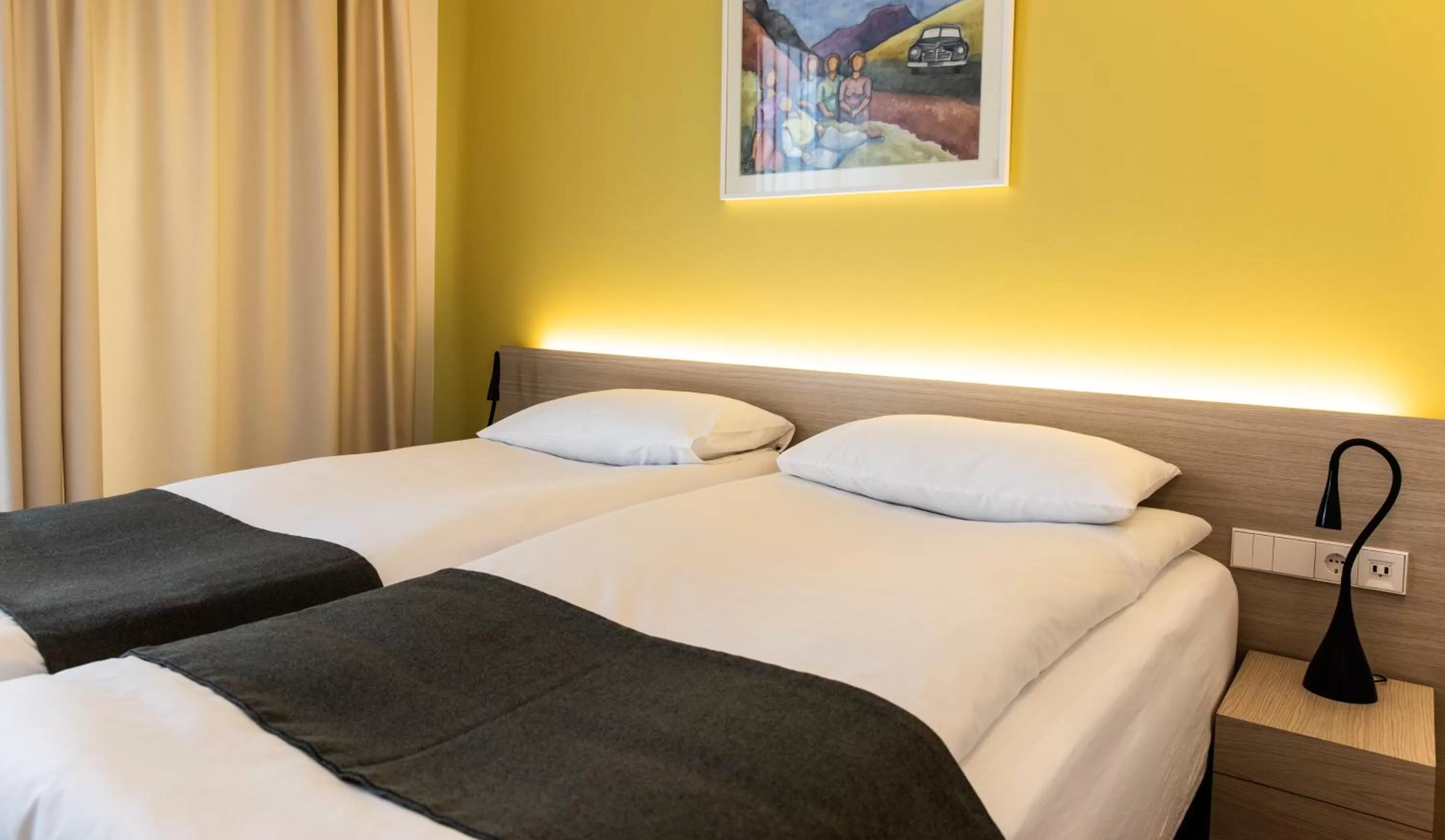 Bed in Hotel South Coast