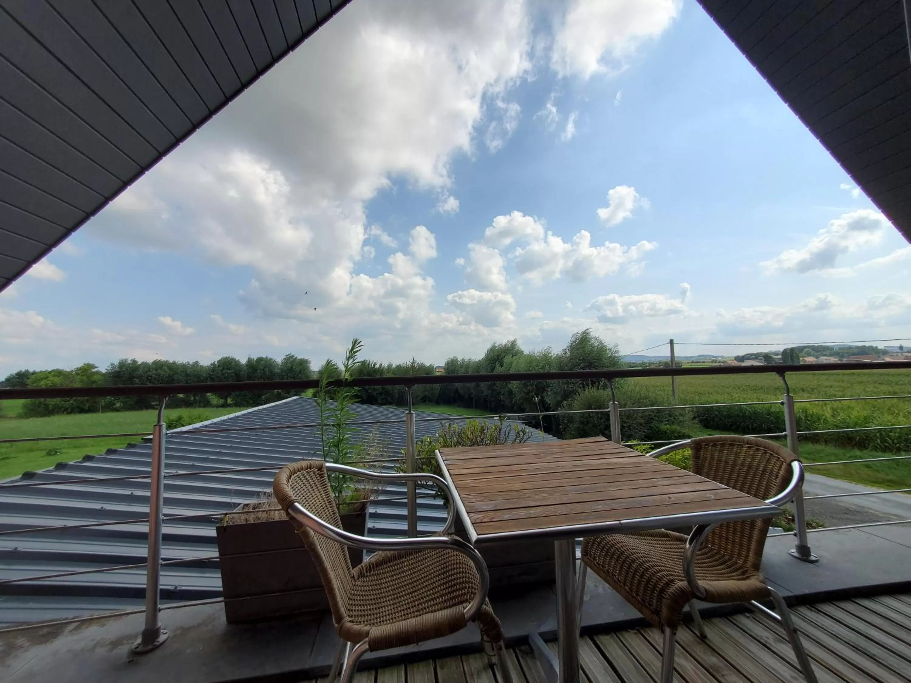 Balcony/Terrace in B&B Herberg Boerenhol DE MOTE BVBA