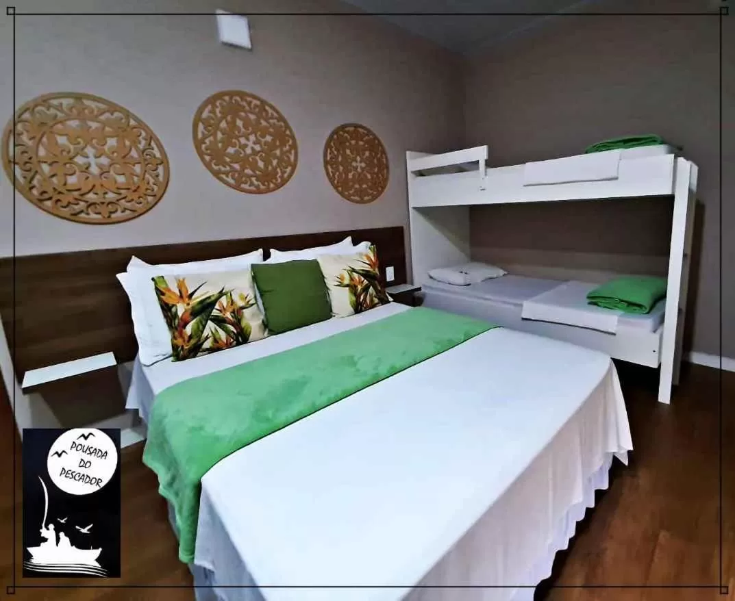 Bedroom, Bed in Pousada do Pescador