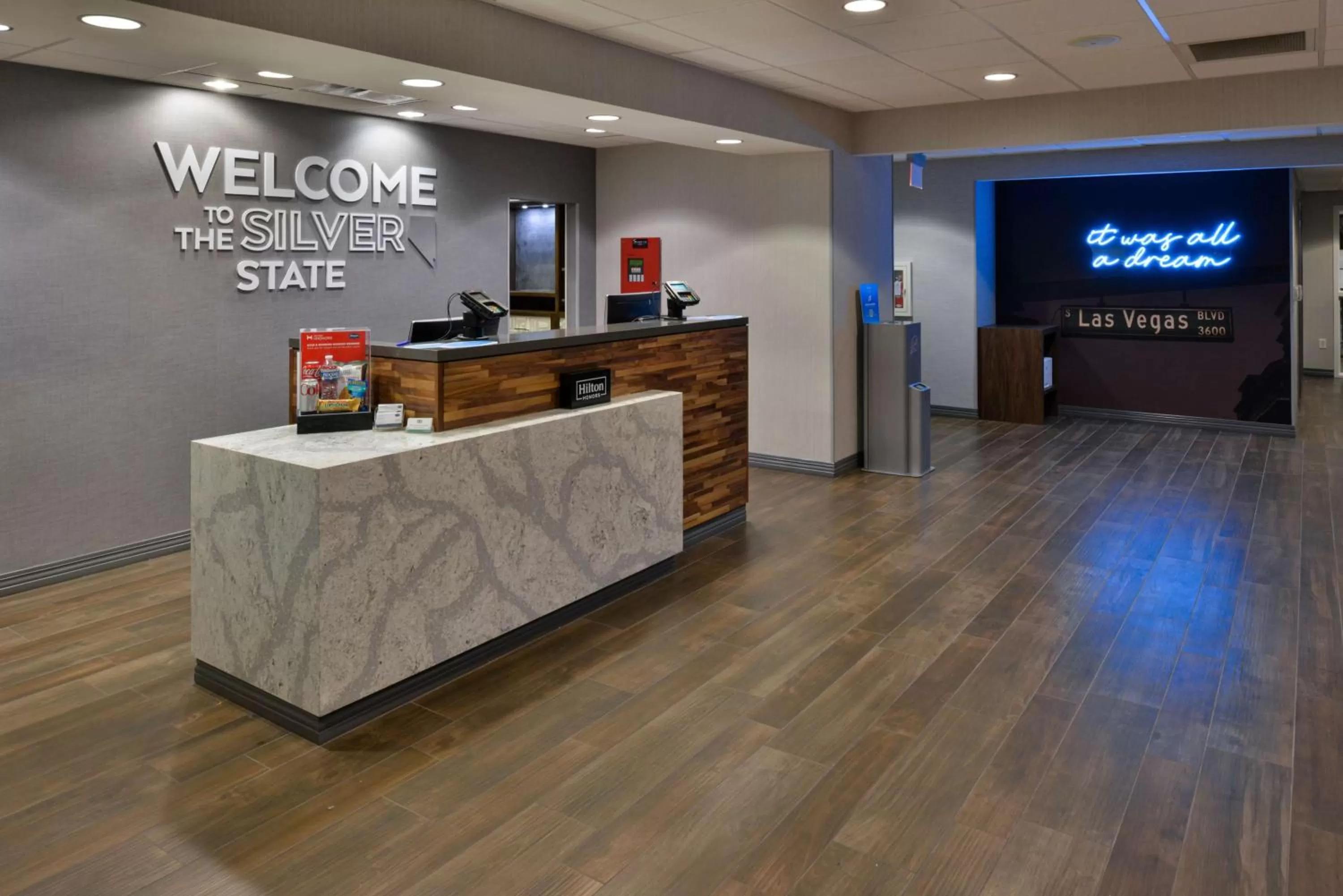 Lobby or reception in Hampton Inn & Suites Las Vegas Airport