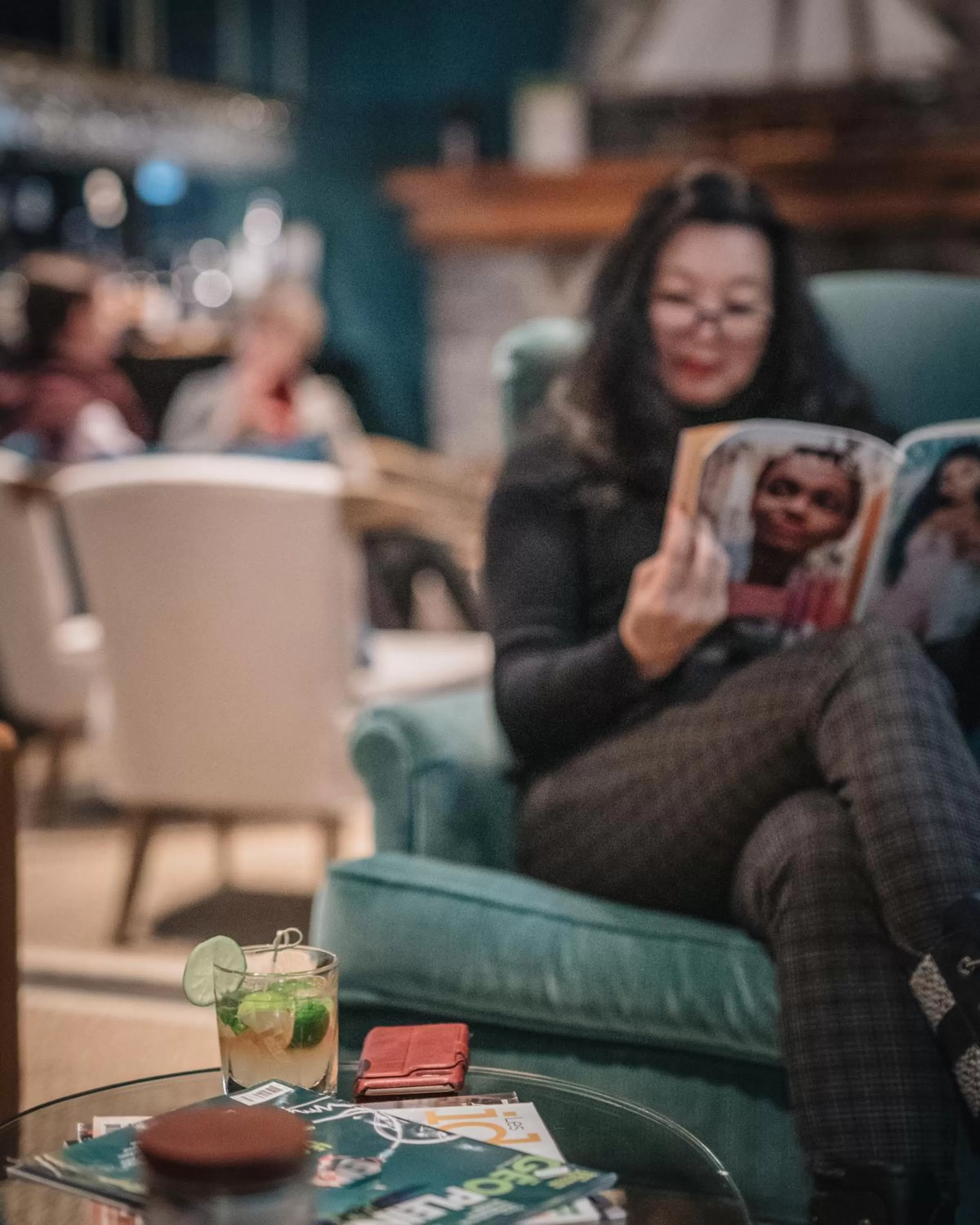 Seating area in Domaine Jolivent