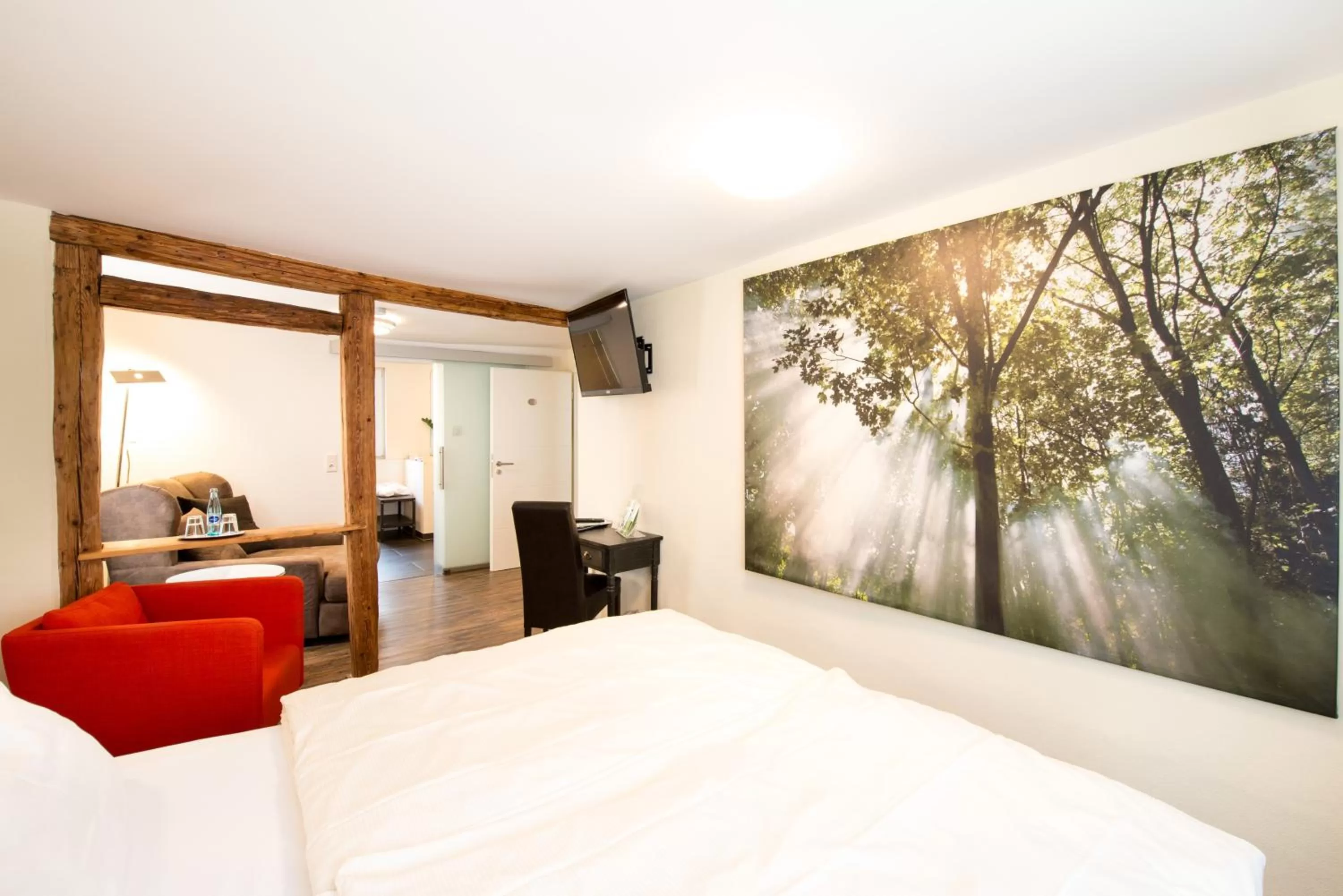 Photo of the whole room, Bed in Flair Hotel Hopfengarten