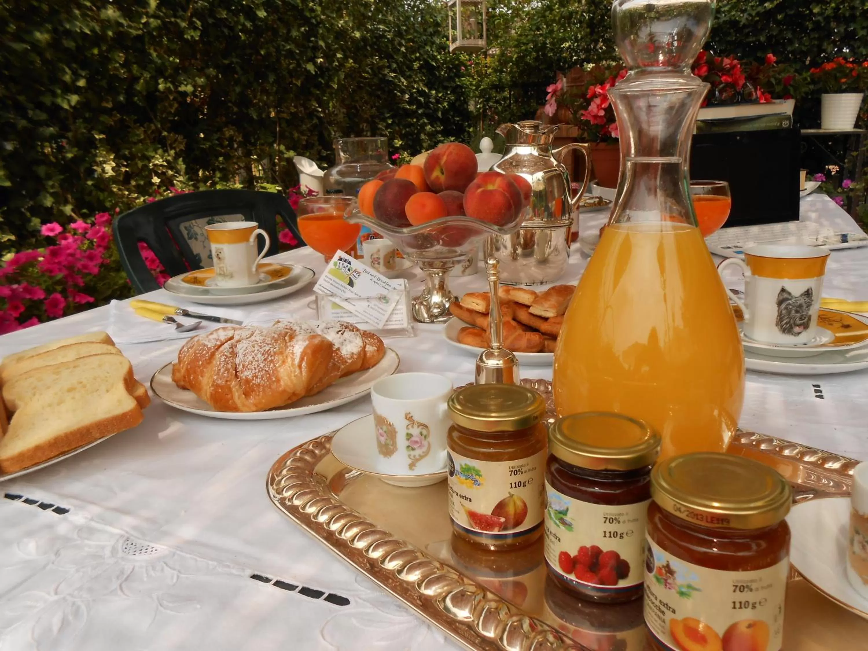 Food and drinks in B&B Anna