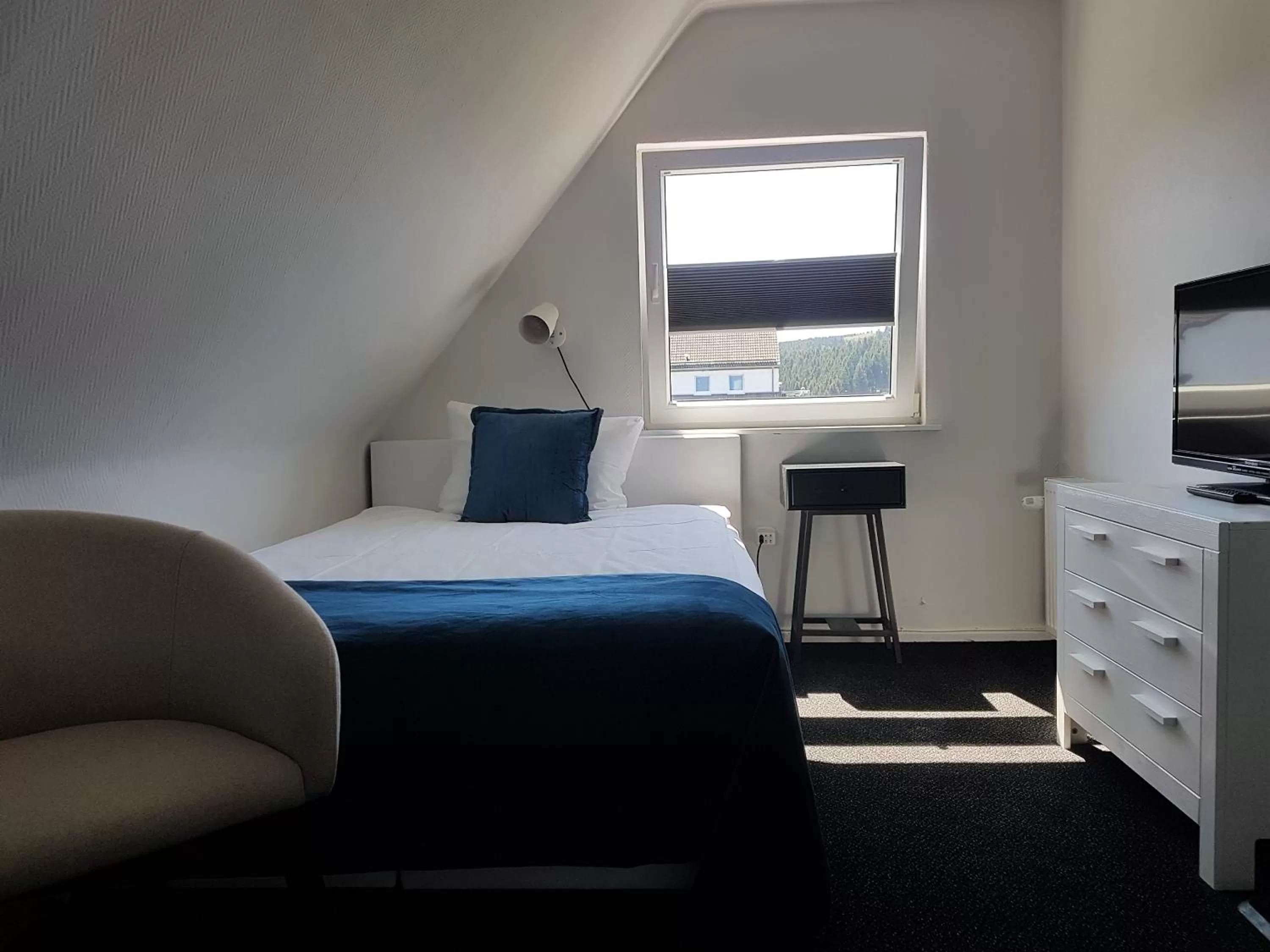 Bed in Hotel Herrloh