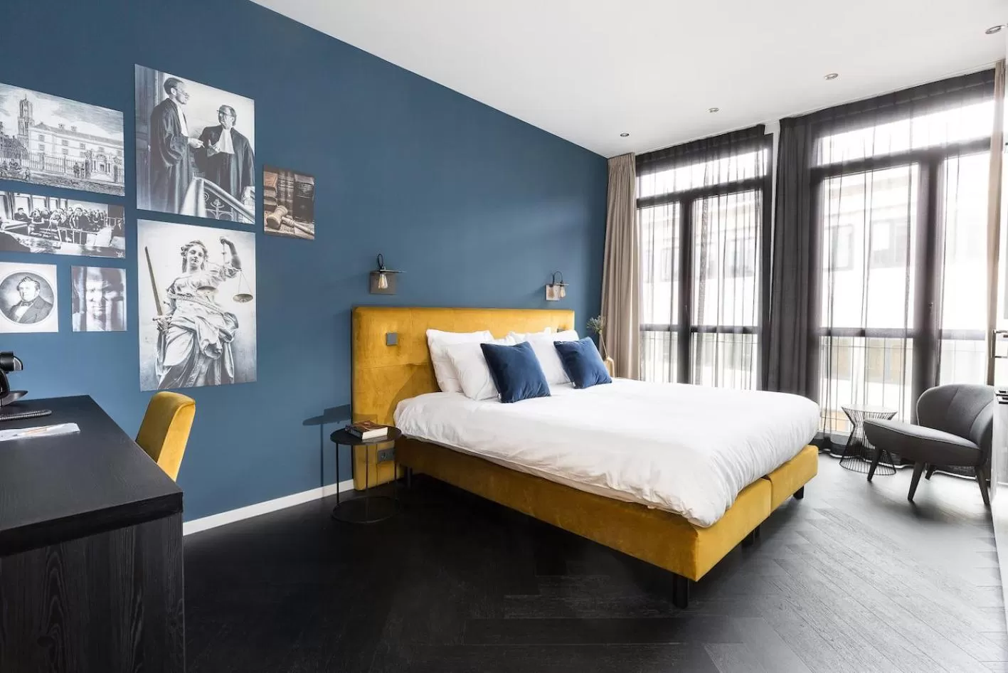 Bed in Court Hotel Utrecht City Centre