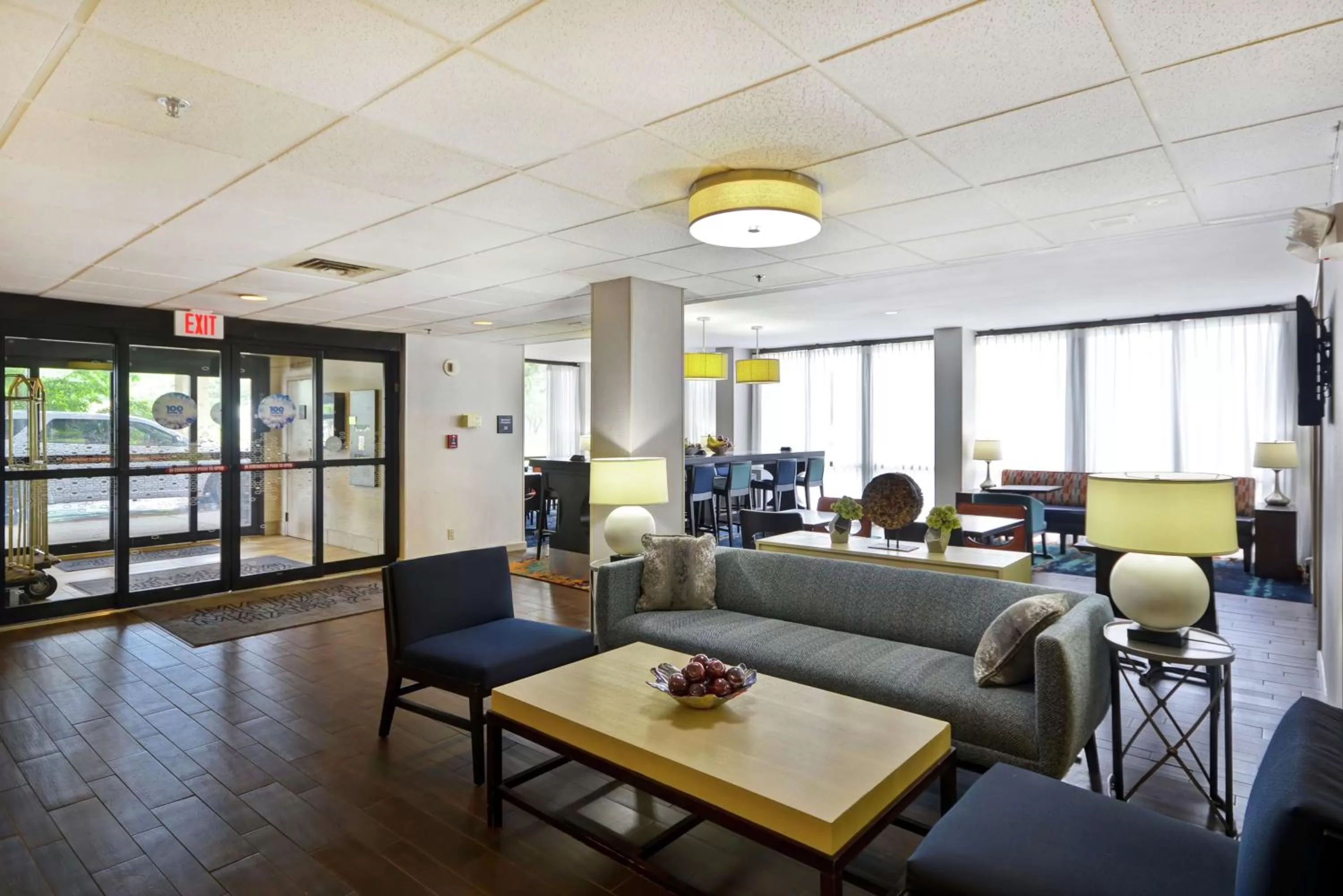 Lobby or reception in Hampton Inn Detroit Madison Heights South Troy