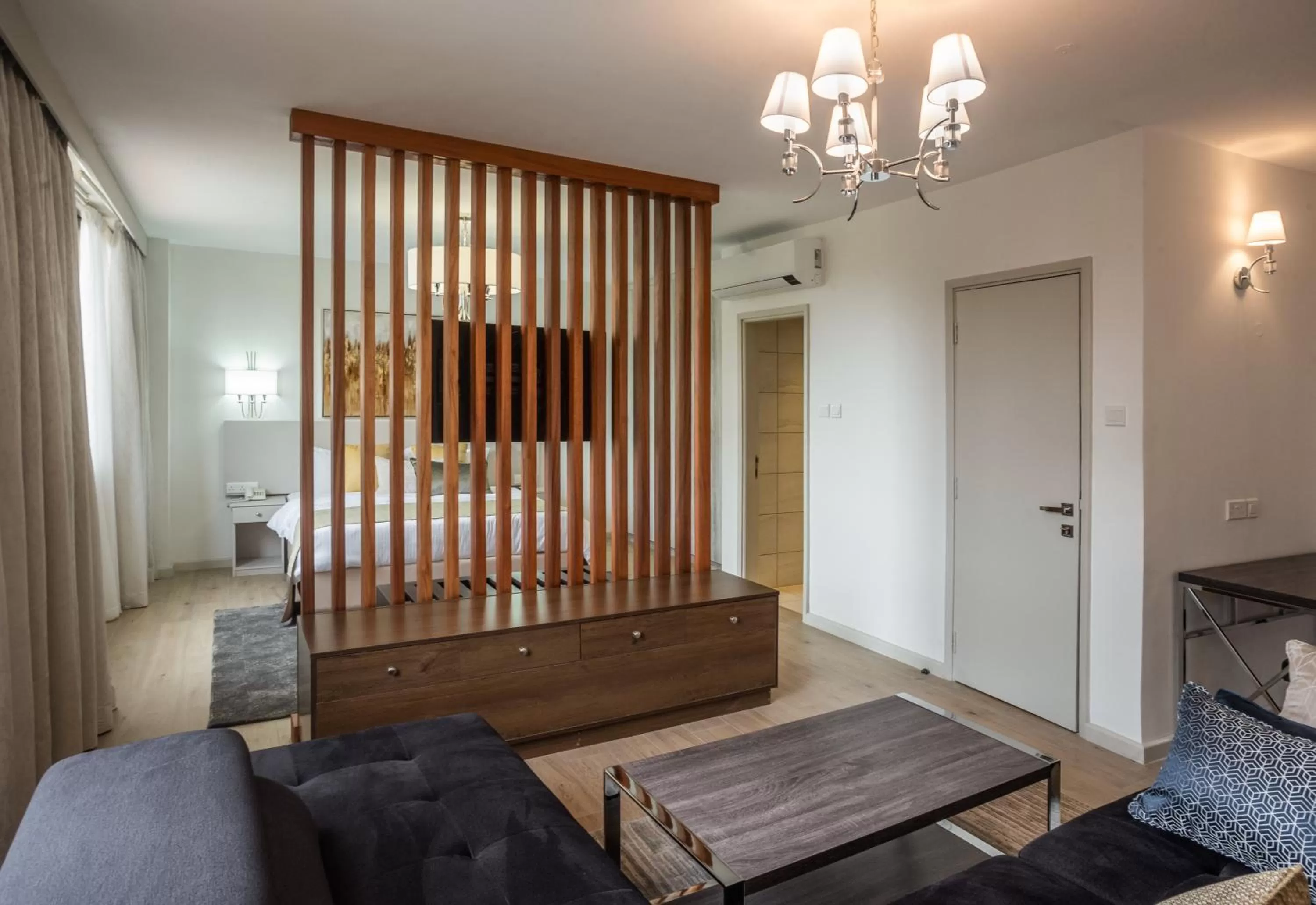 Lounge or bar, Bed in Yaya Hotel & Apartments