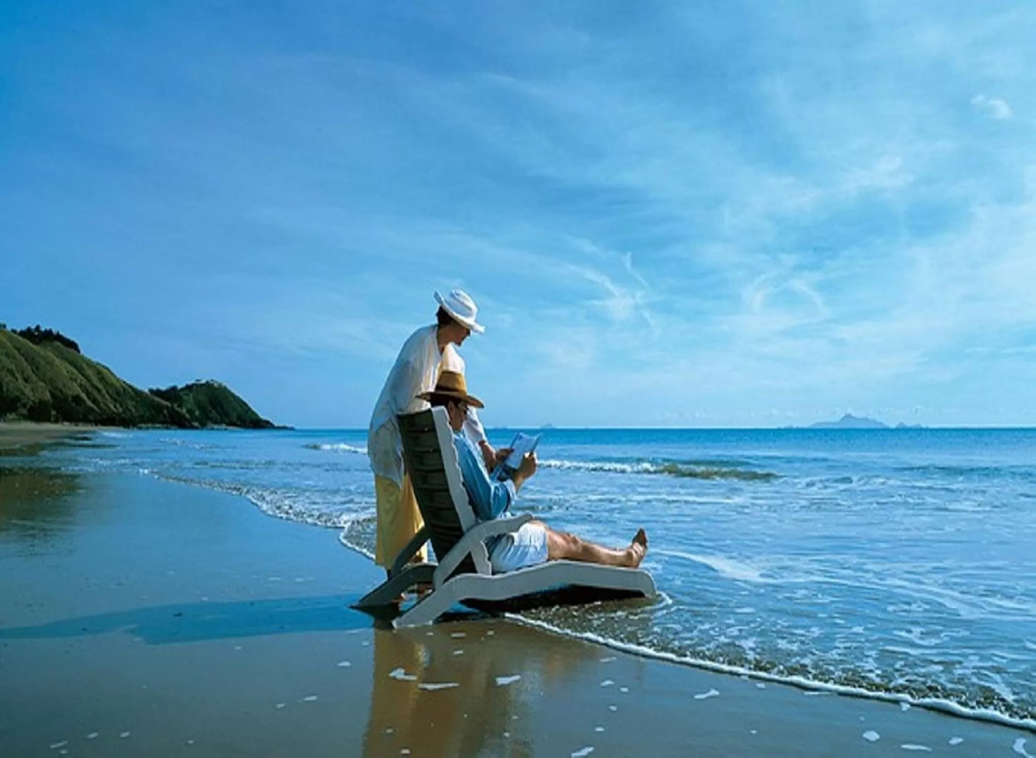 Beach in Comfort Resort Blue Pacific