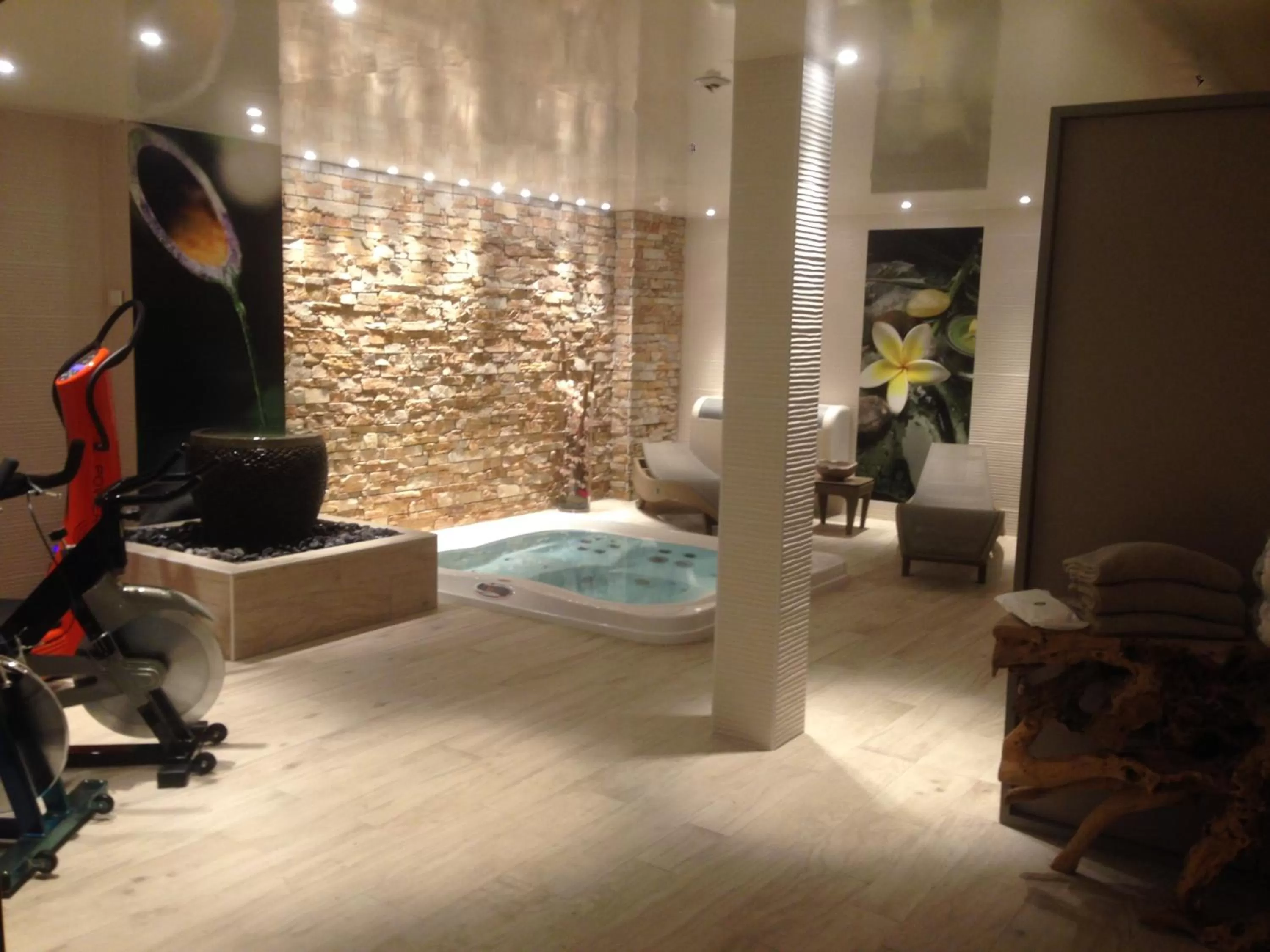 Hot Tub in Best Western Premier Le Patio des Artistes Wellness Jacuzzi