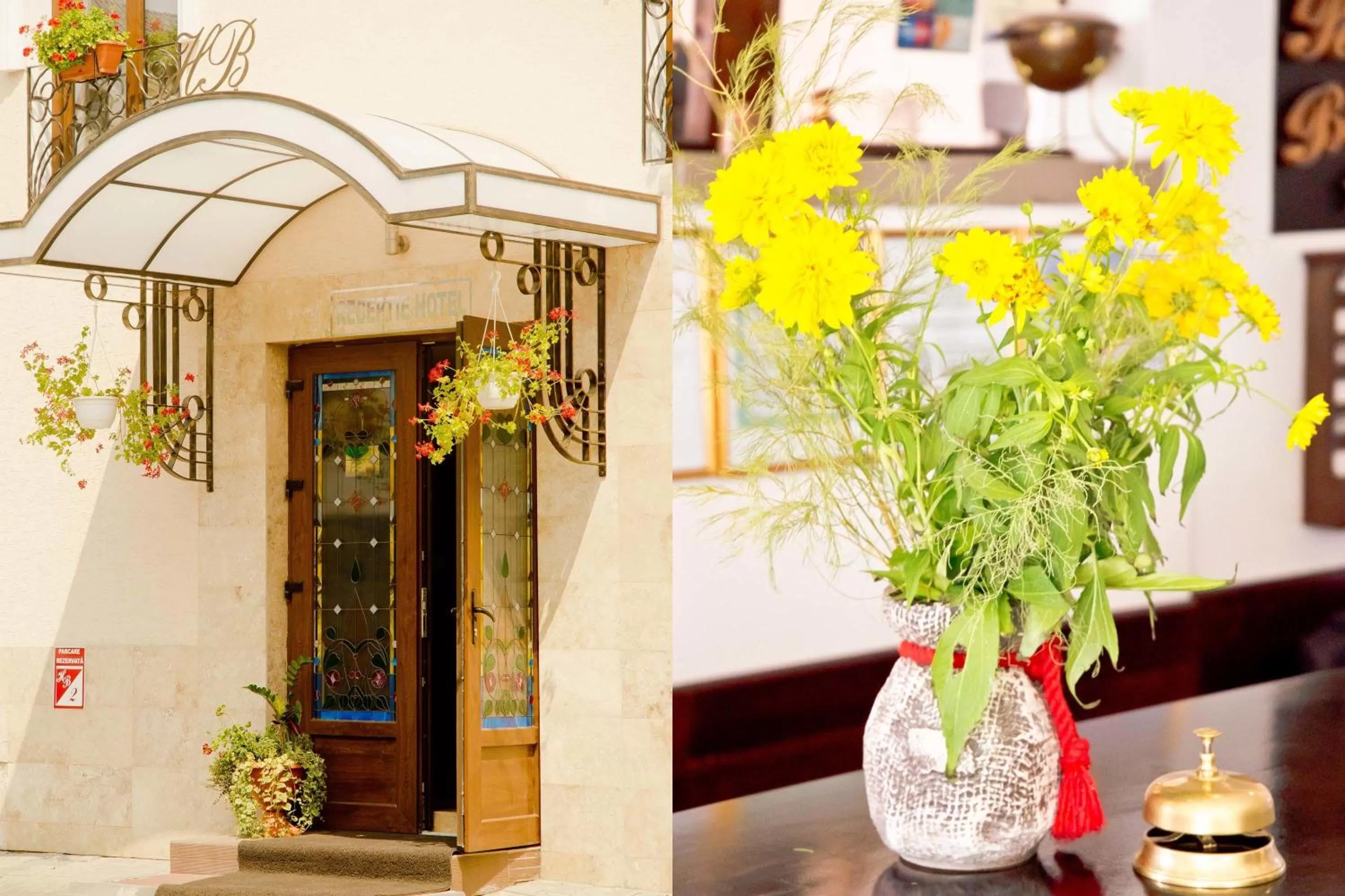 Facade/entrance in Hotel Belleville