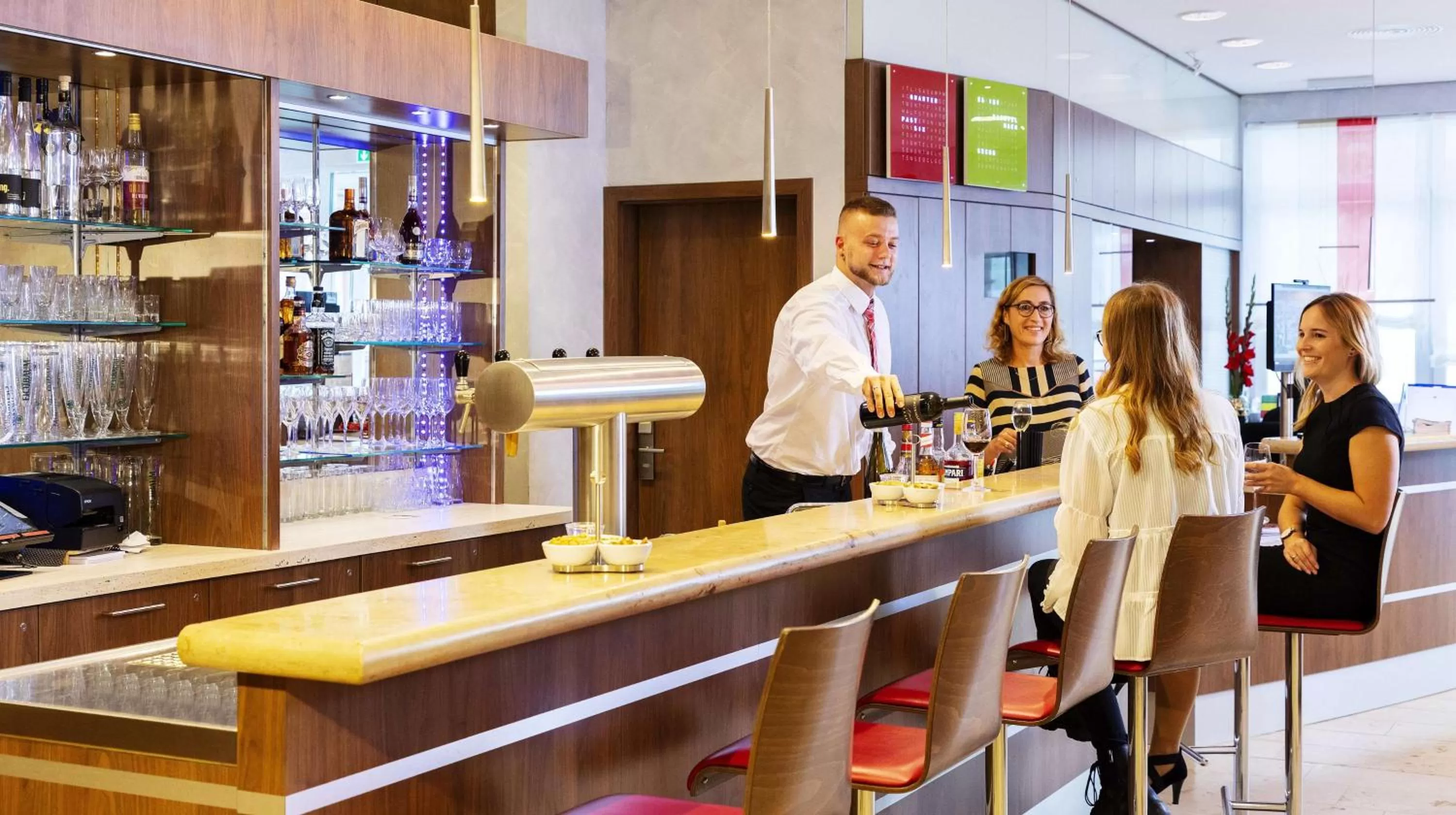 Lounge or bar in Hotel Löwengarten