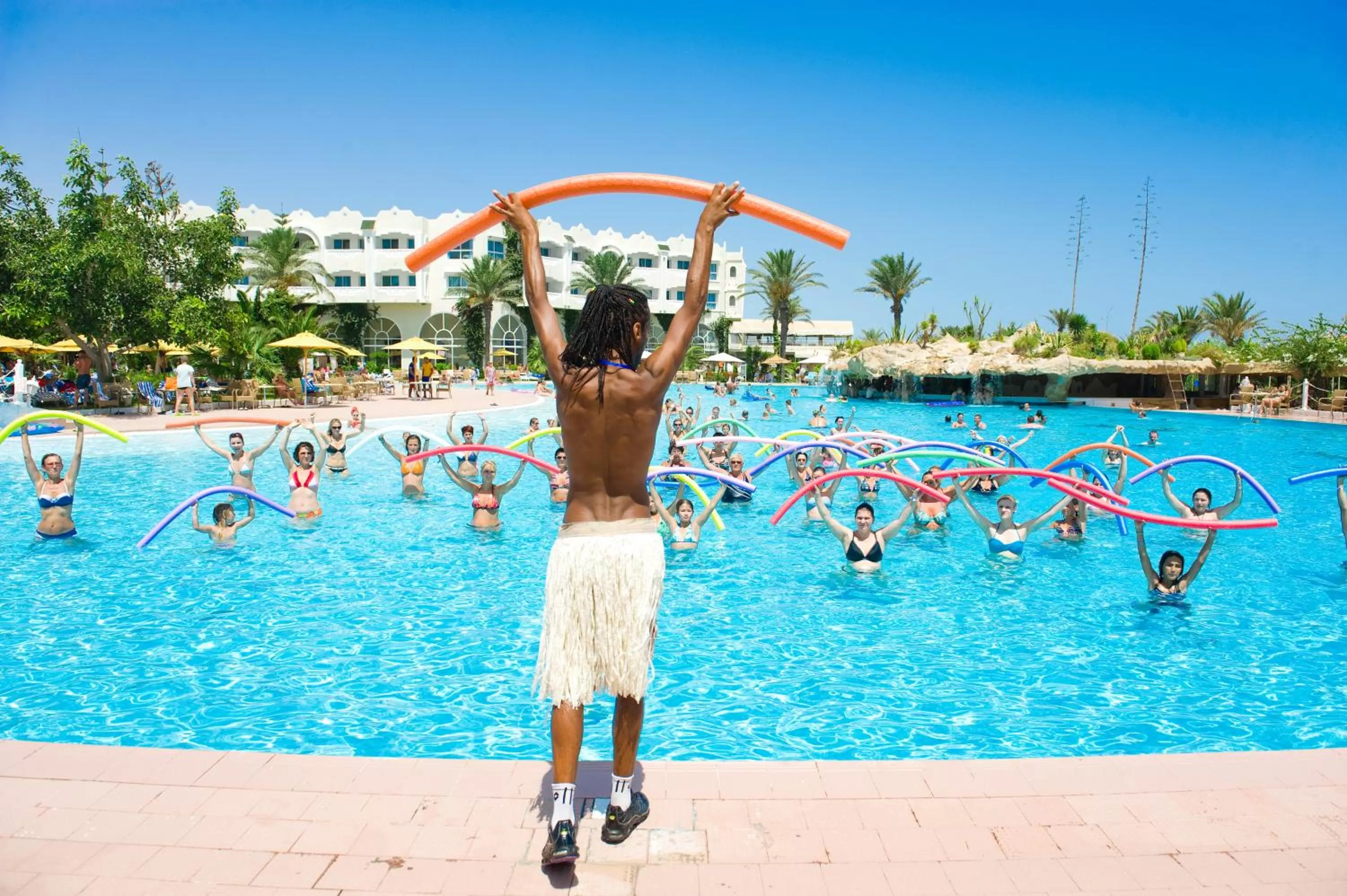 People in Mahdia Beach & Aqua Park