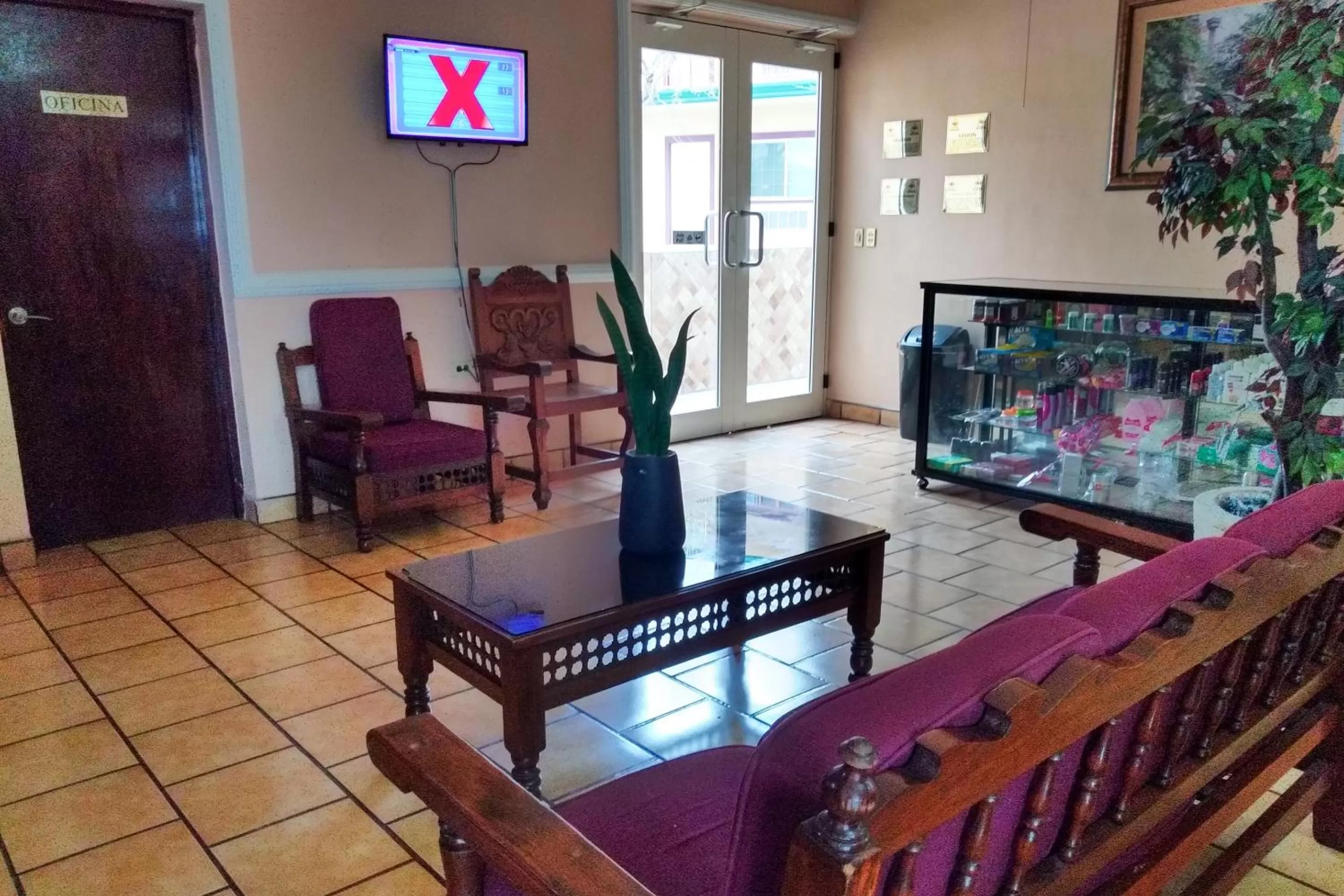 Lobby or reception in Hotel Posada Santa Fe Sabinas