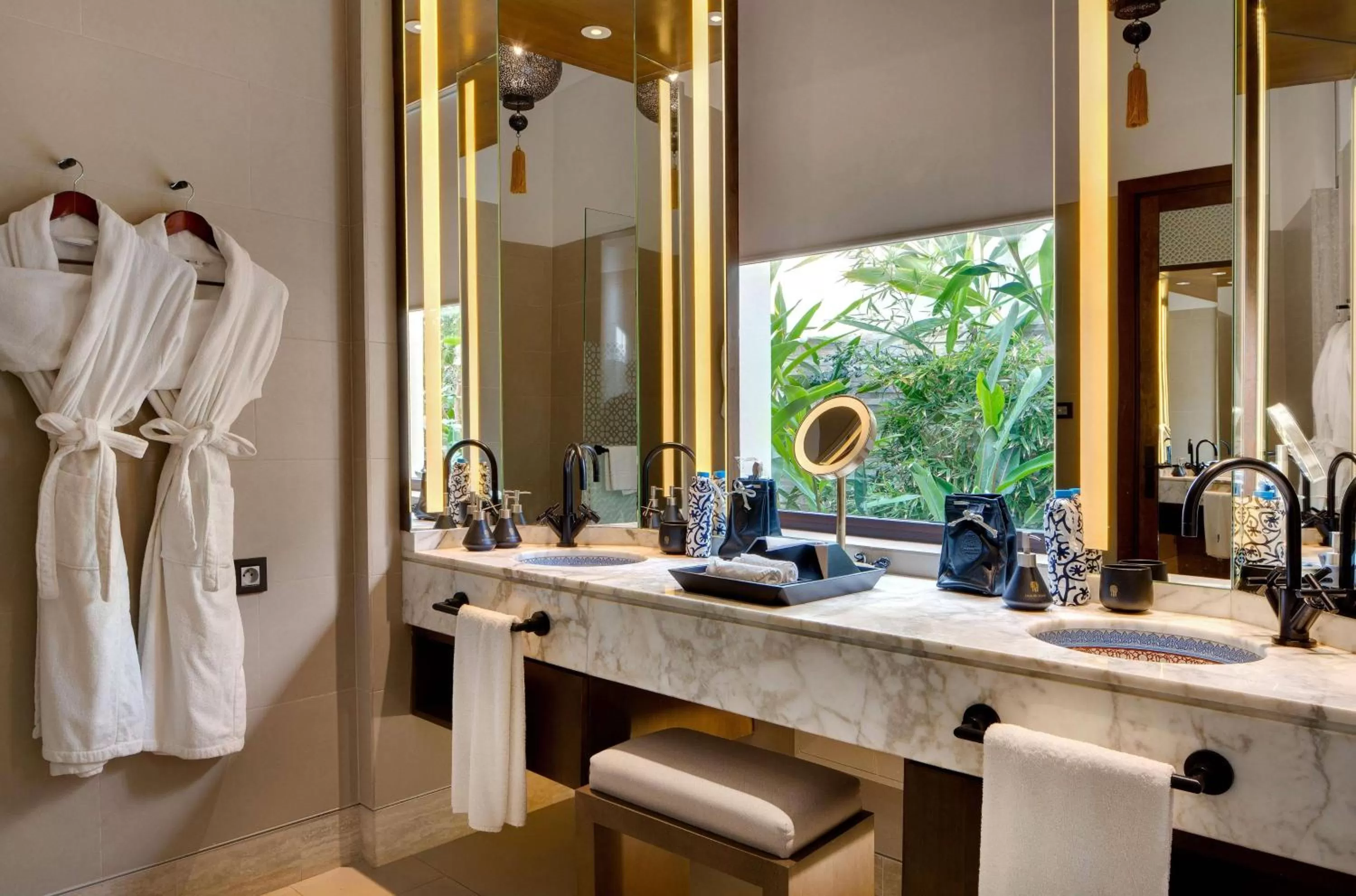 Bathroom in Banyan Tree Tamouda Bay
