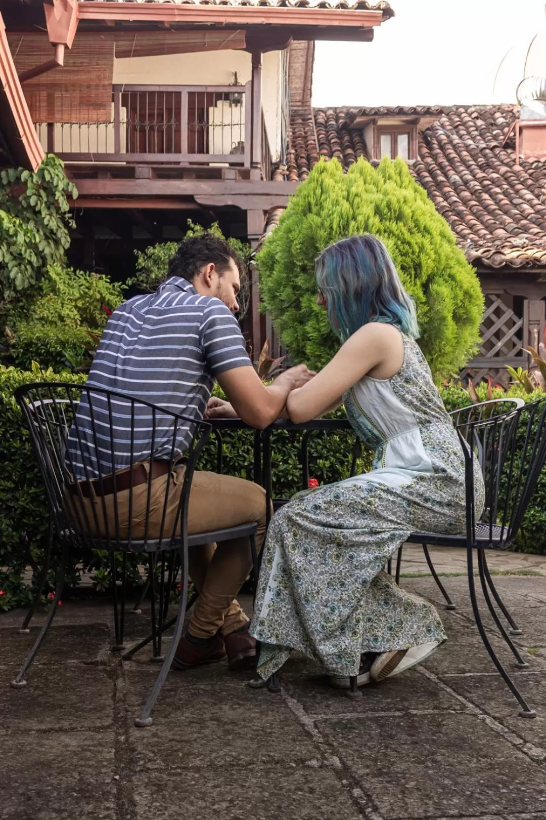 Patio in Hotel & Restaurante La Gran Francia
