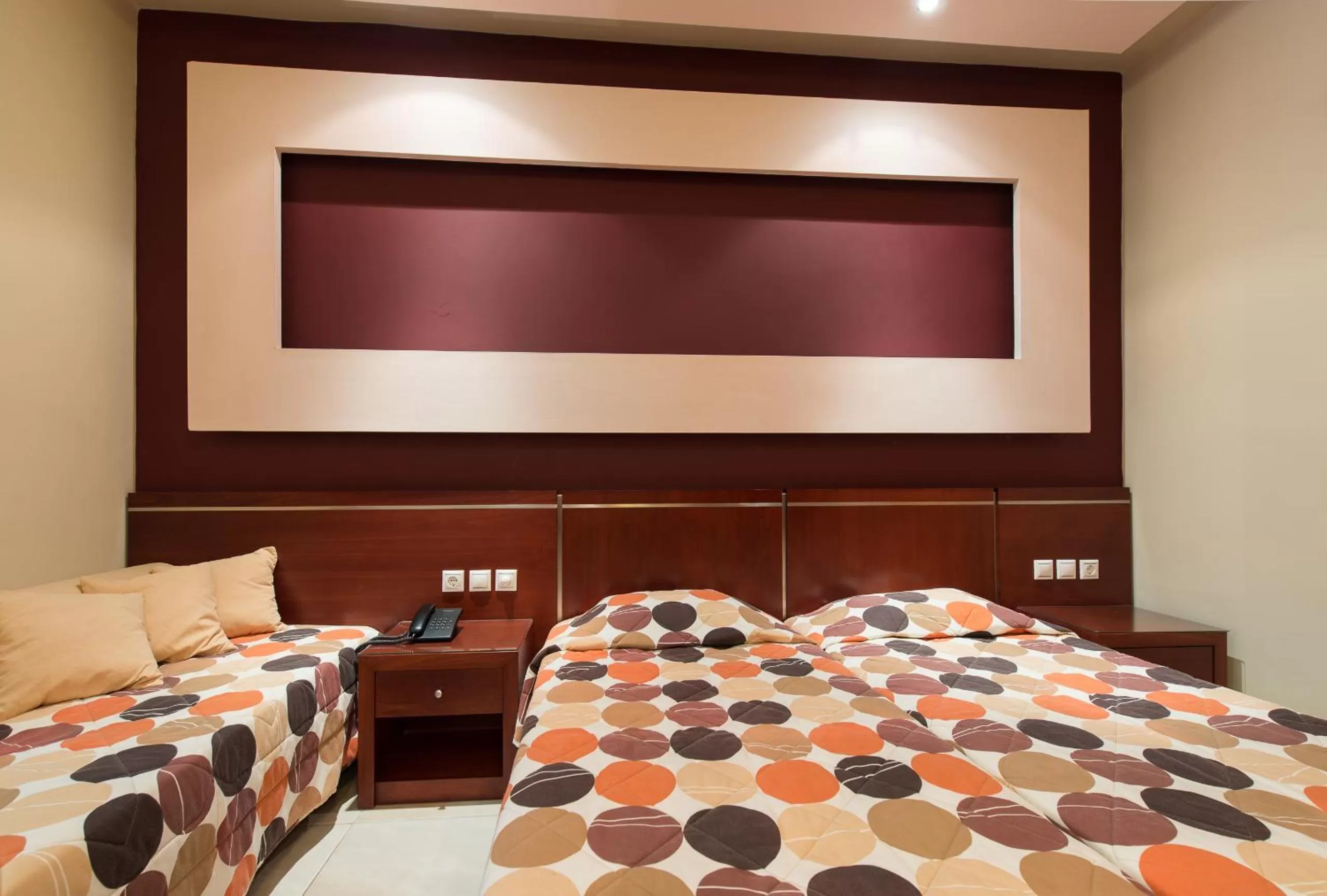 Bed in Canadian Hotel