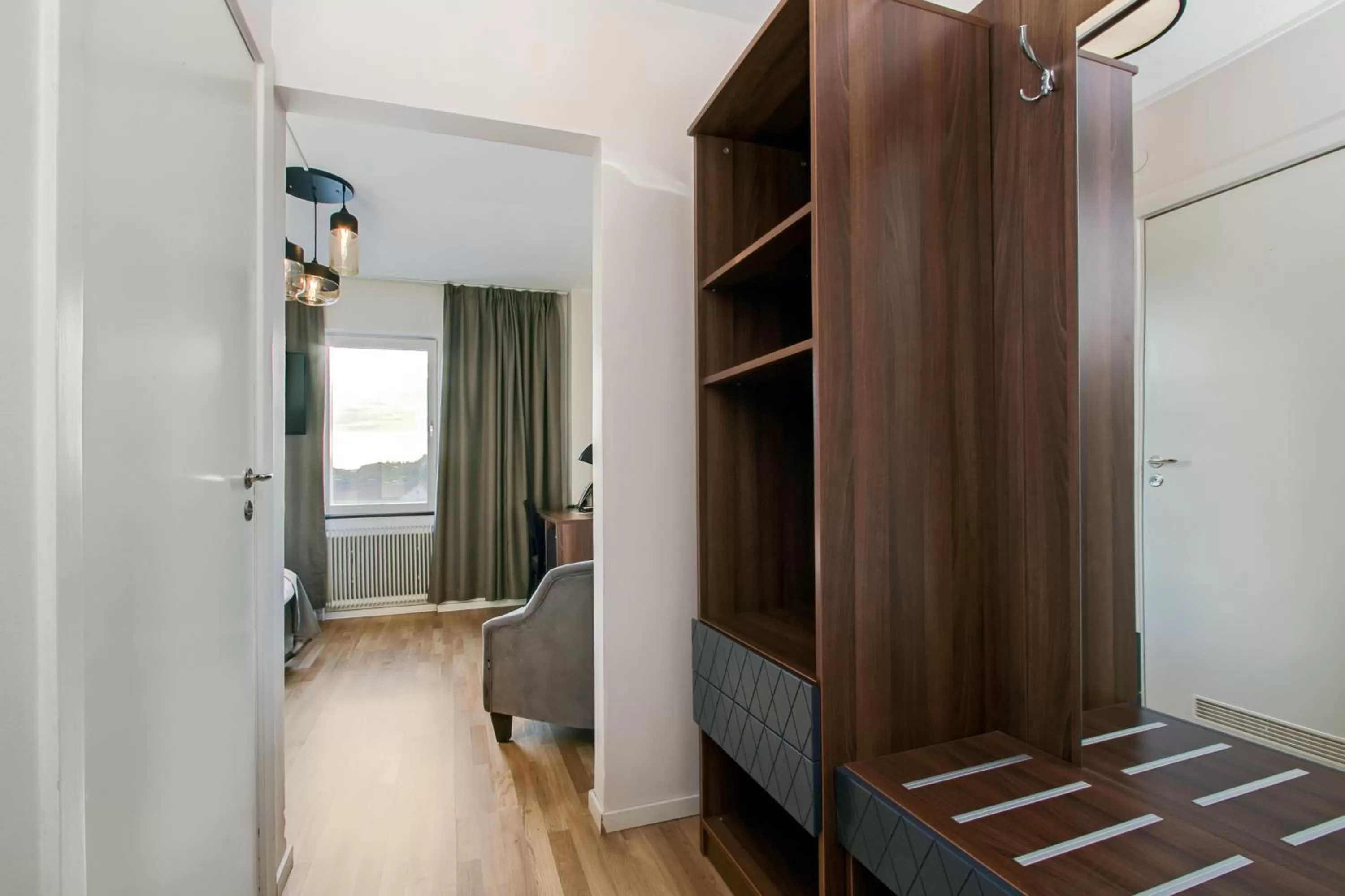 Photo of the whole room, Bed in First Hotel Brommaplan