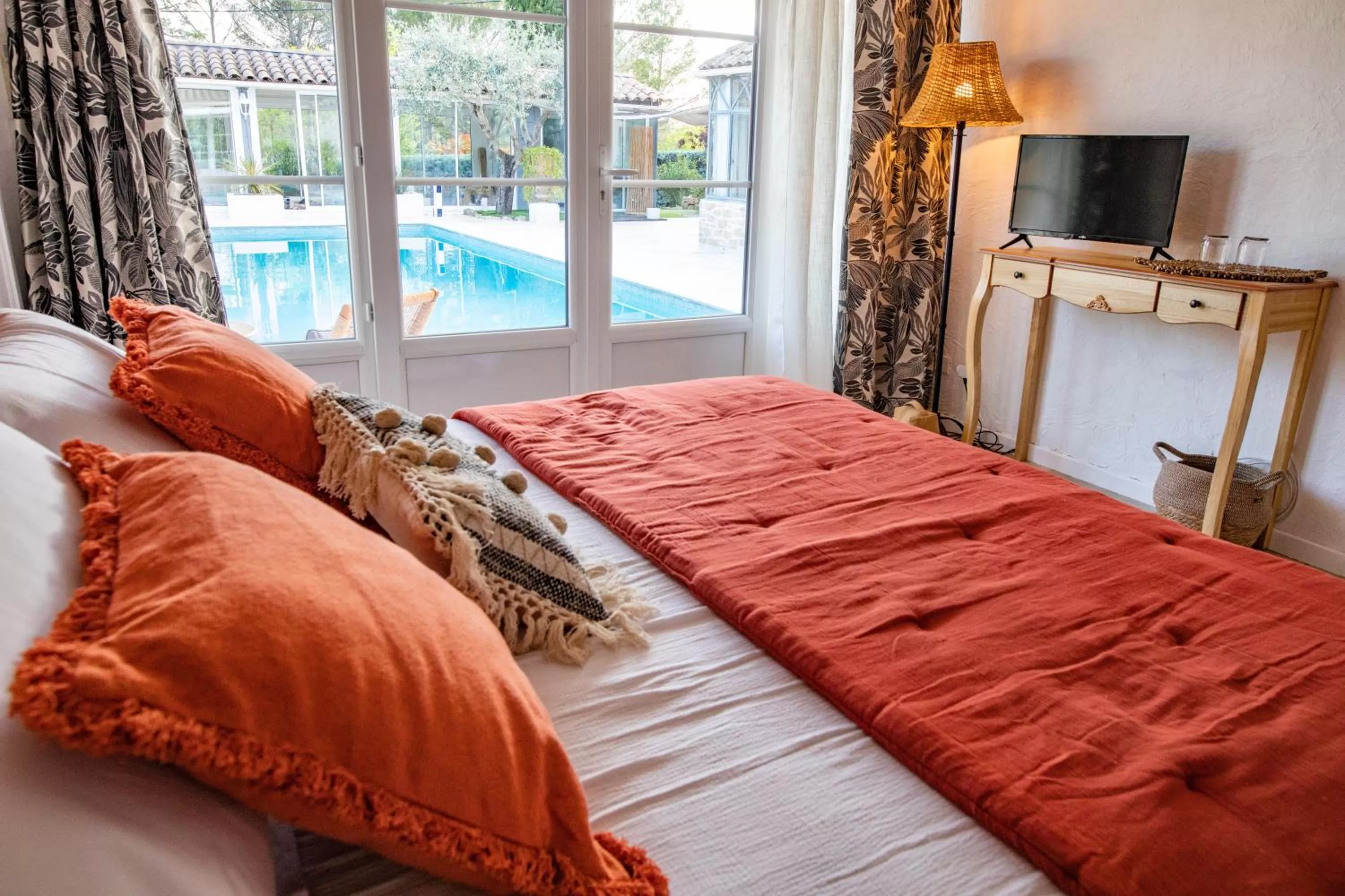 Bed in La Bastide du Mûrier