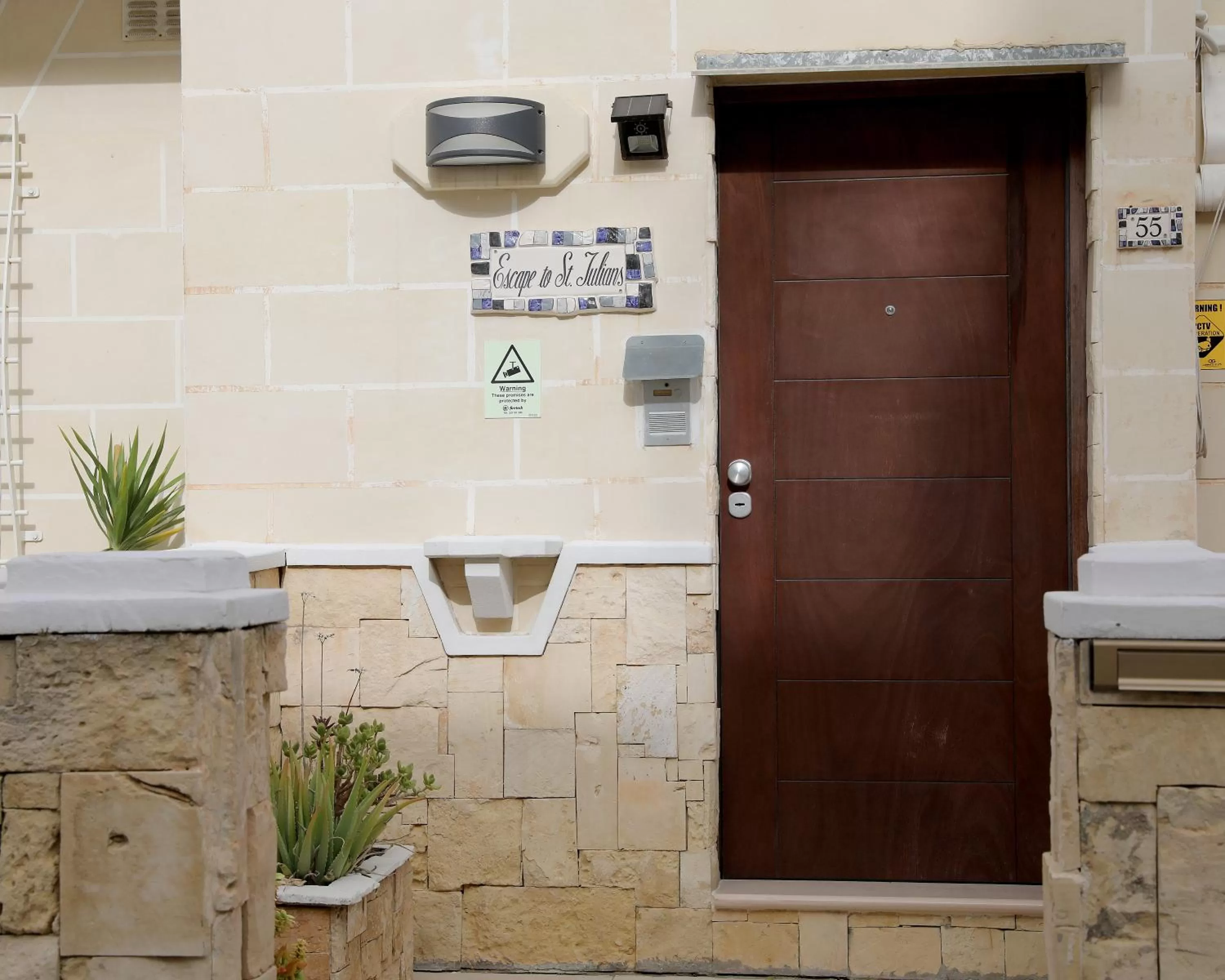 Property building in Escape to St Julians