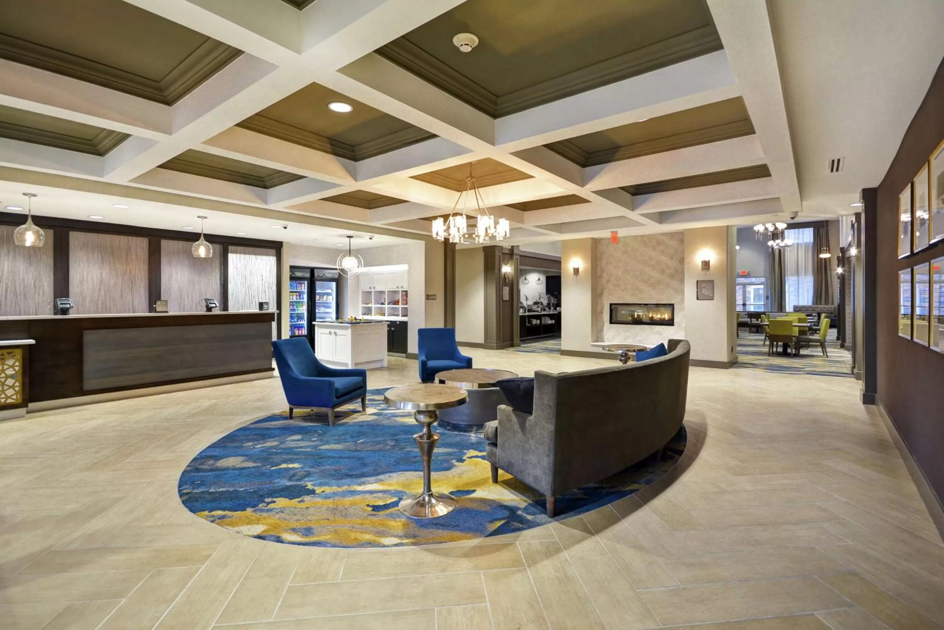 Lobby or reception in Homewood Suites By Hilton Warren Detroit