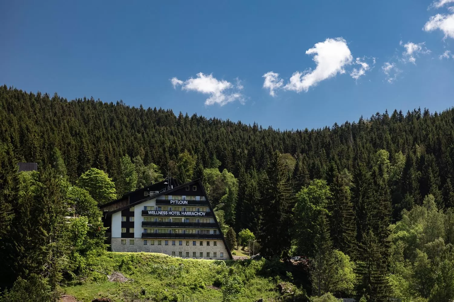 Property building in Pytloun Wellness Hotel Harrachov