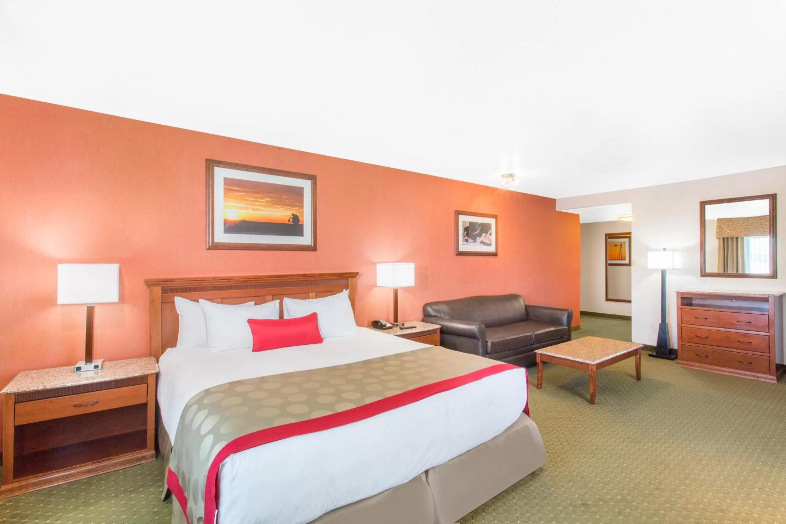 Bed in Ramada by Wyndham Elko Hotel at Stockmen's Casino