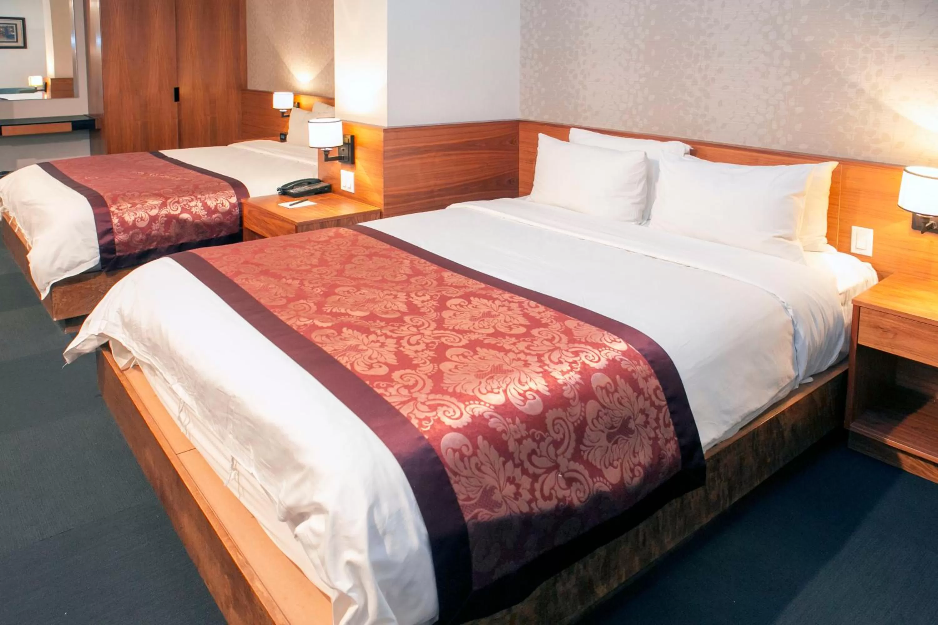 Bed in The Parc Hotel