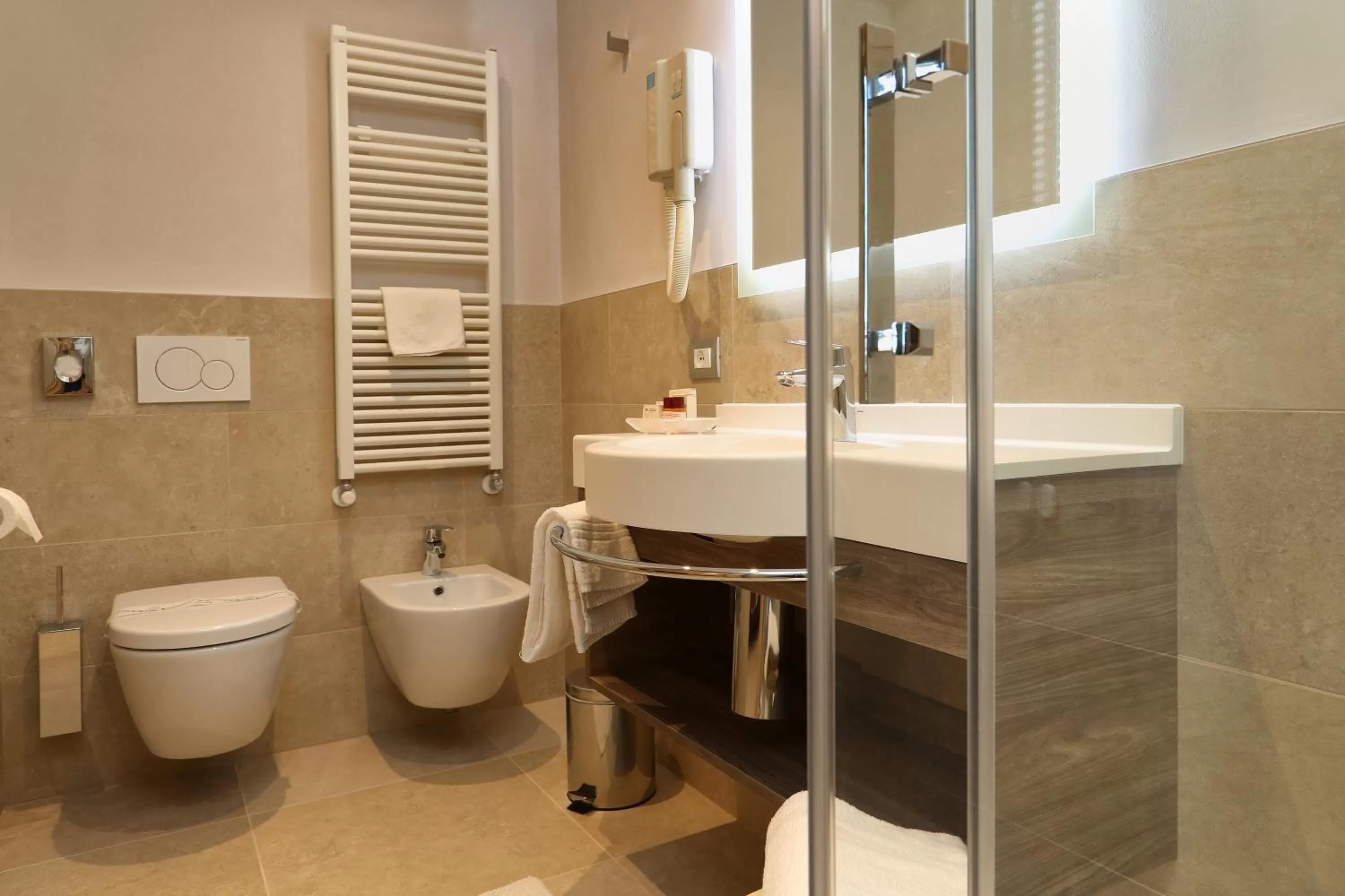 Shower in Hotel Garden