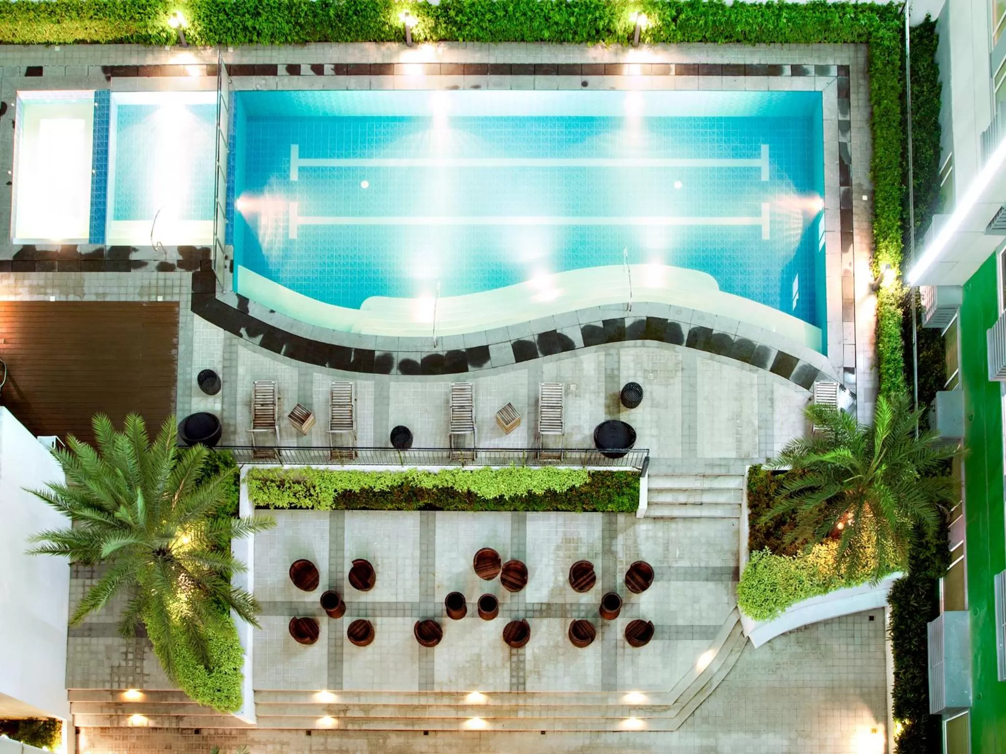 Bird's eye view in Hotel101 - Manila