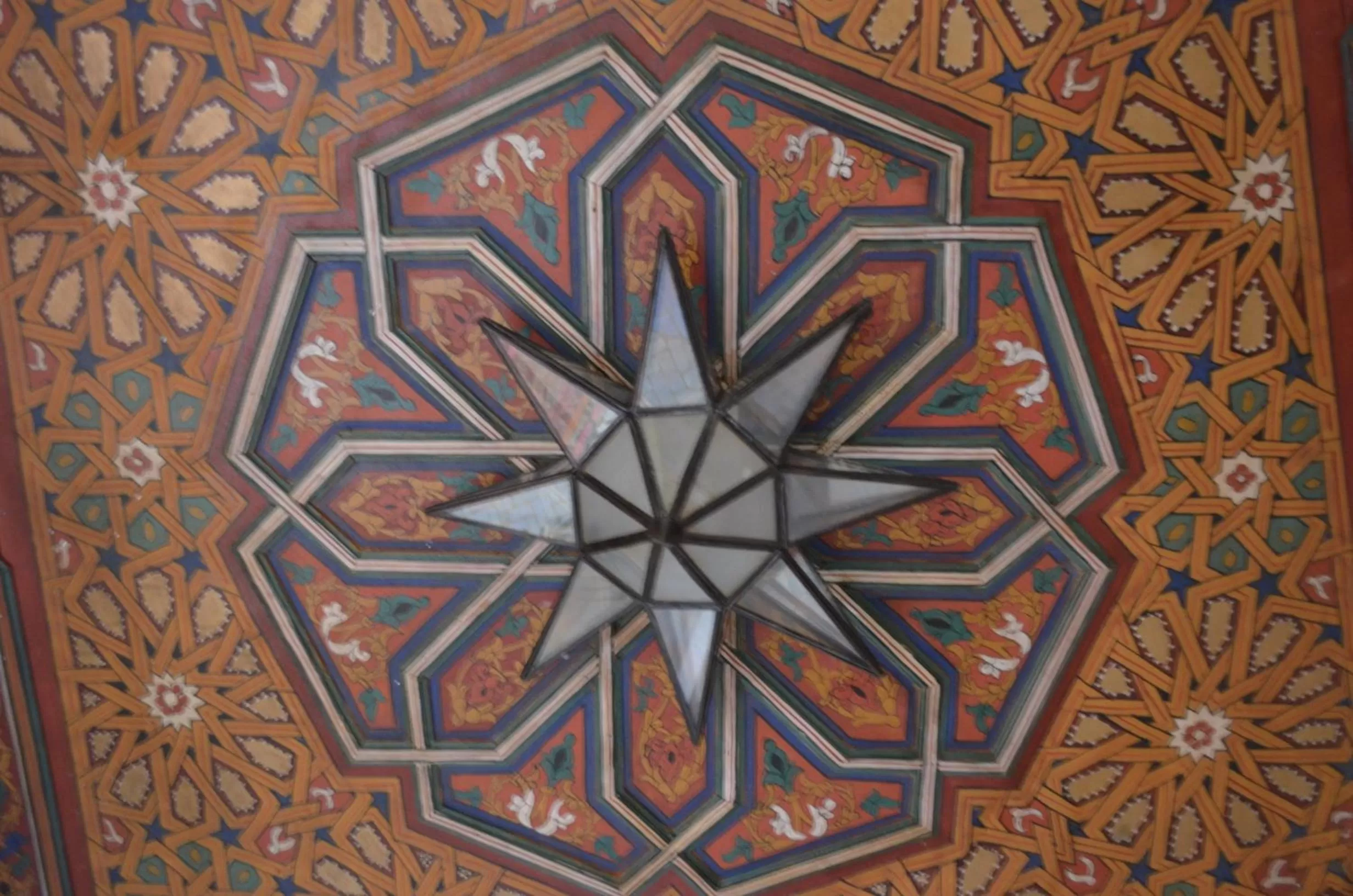 Decorative detail in Dar Meziana