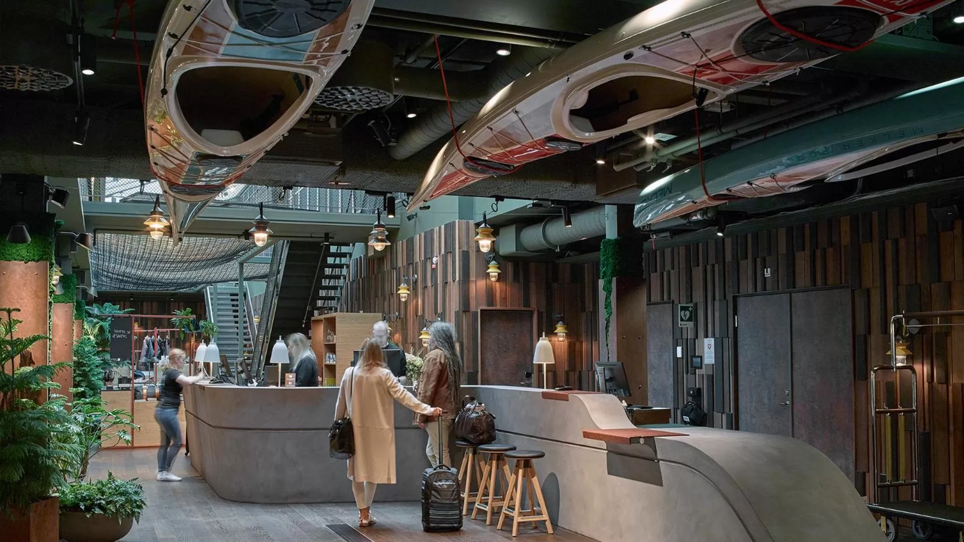 Lobby or reception in Downtown Camper by Scandic