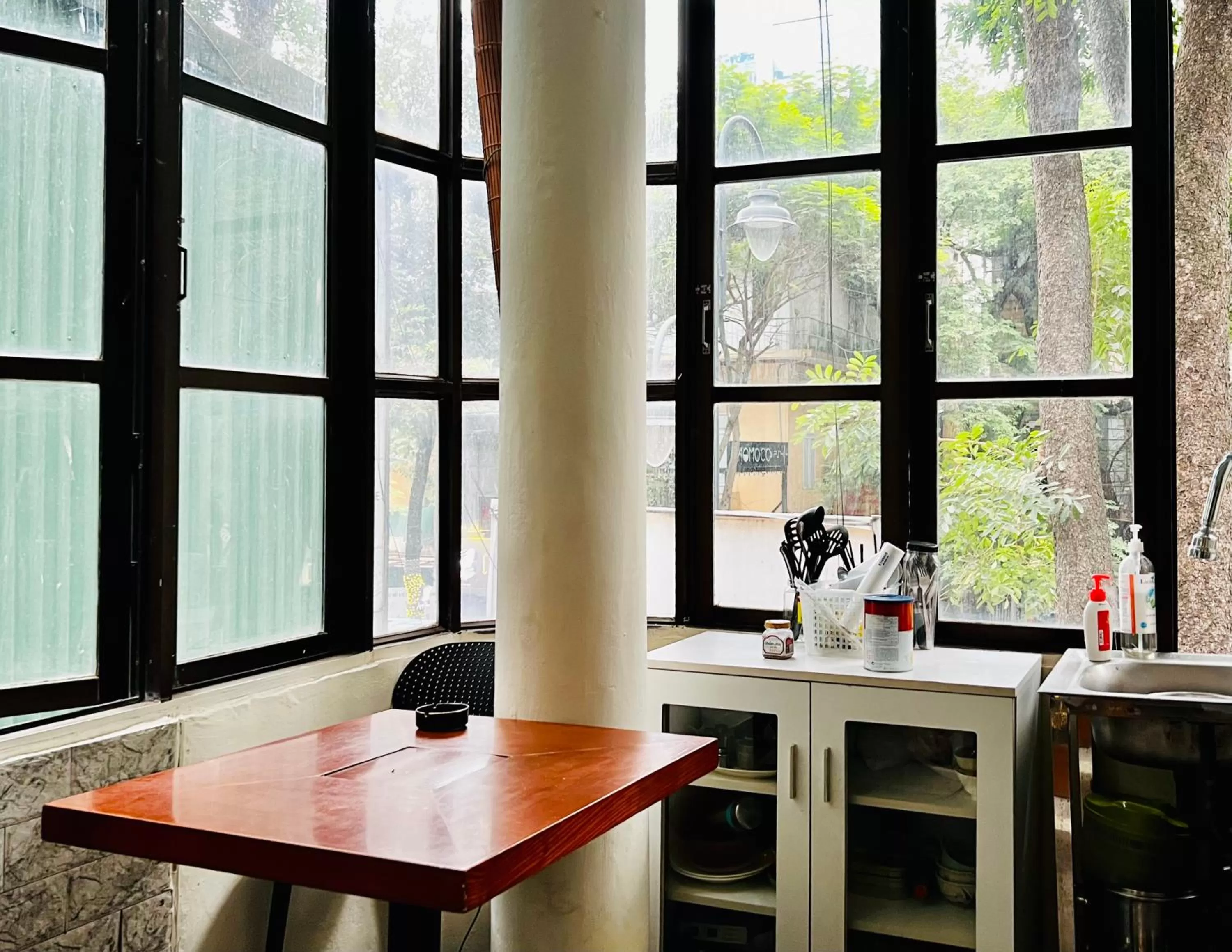 Dining area in The First Ba Trieu Ha Noi