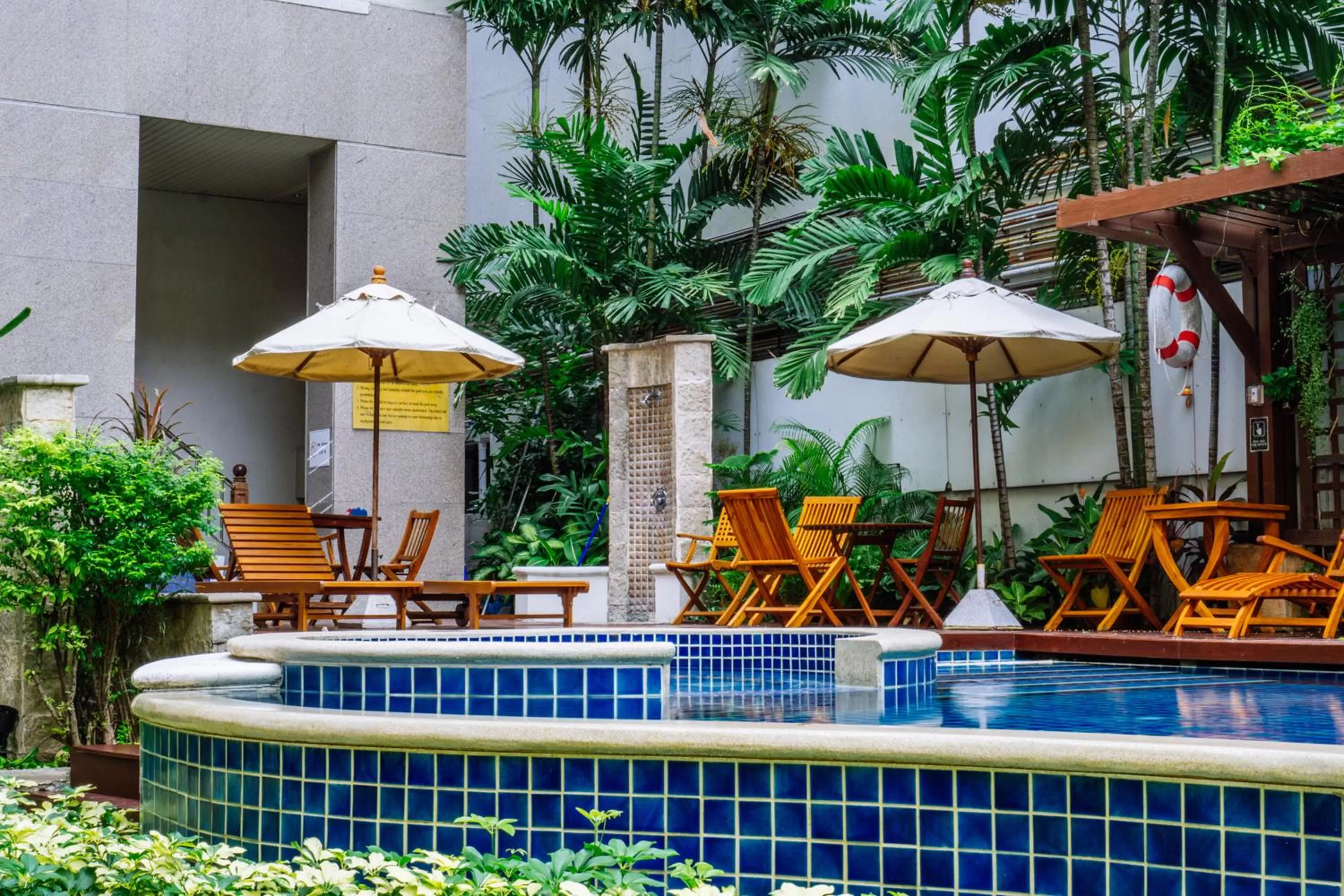 Swimming pool in Silom Serene A Boutique Hotel