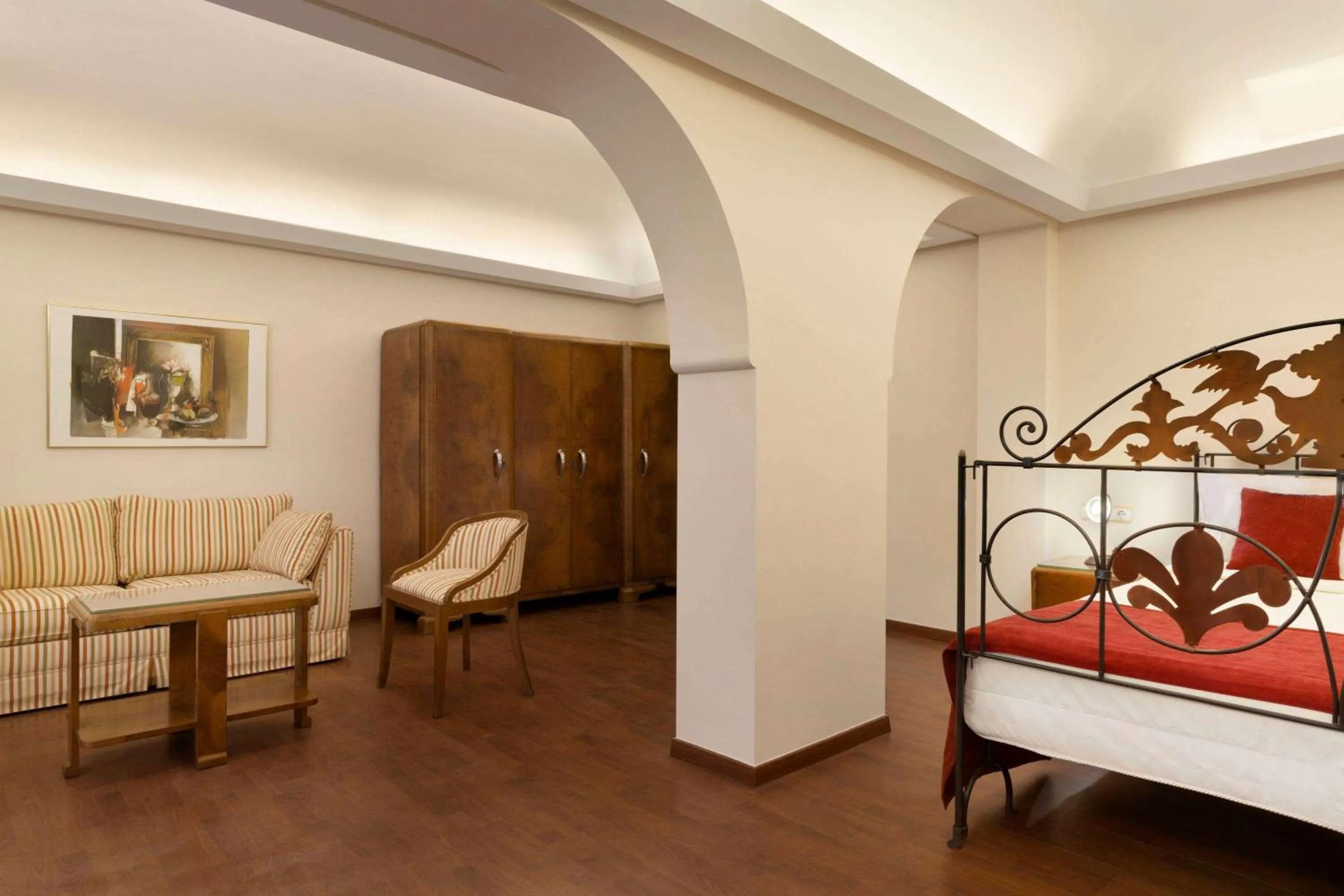 Photo of the whole room, Bed in Ramada Loutraki Poseidon Resort