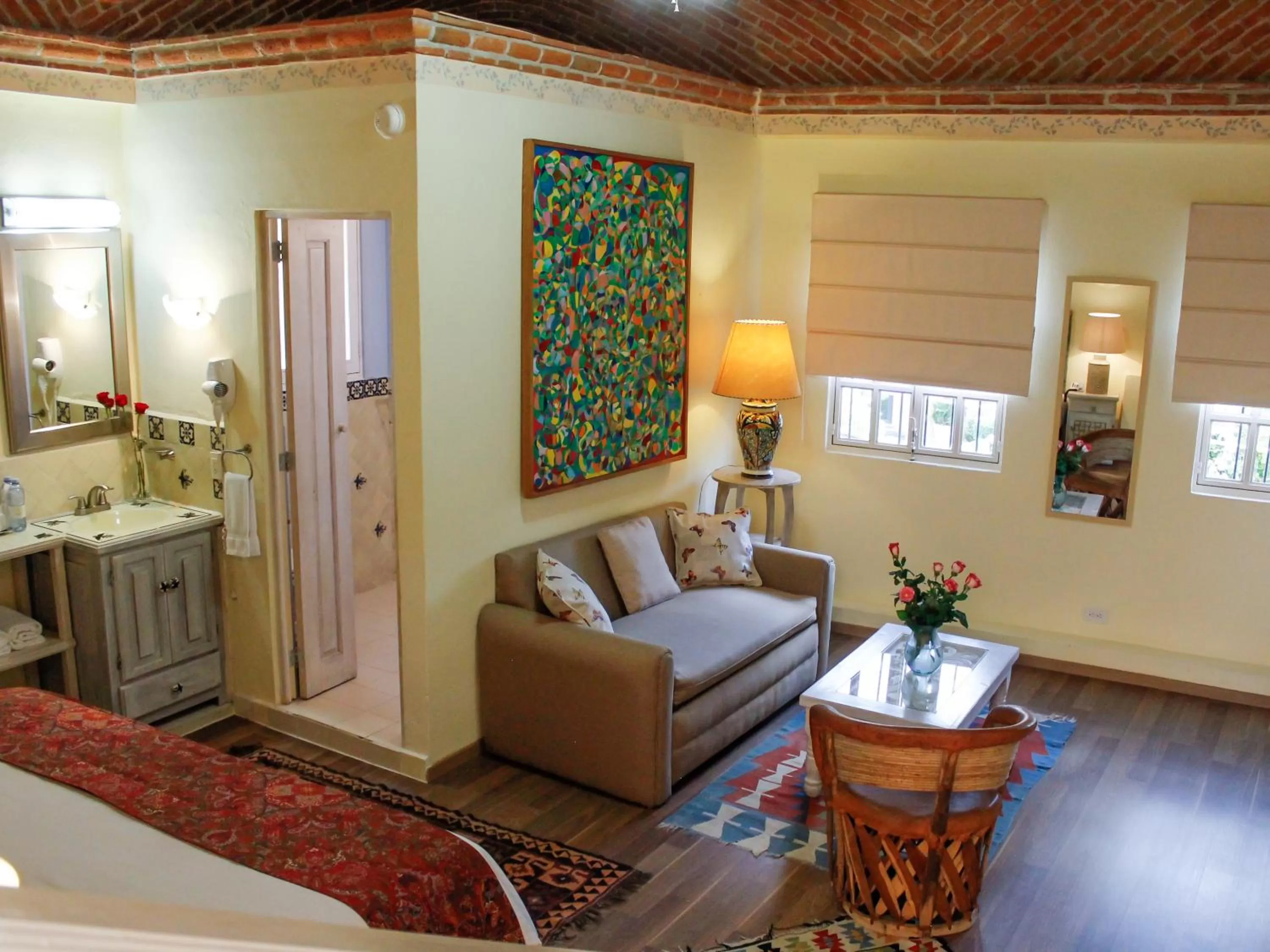 Living room in Villa Mirasol