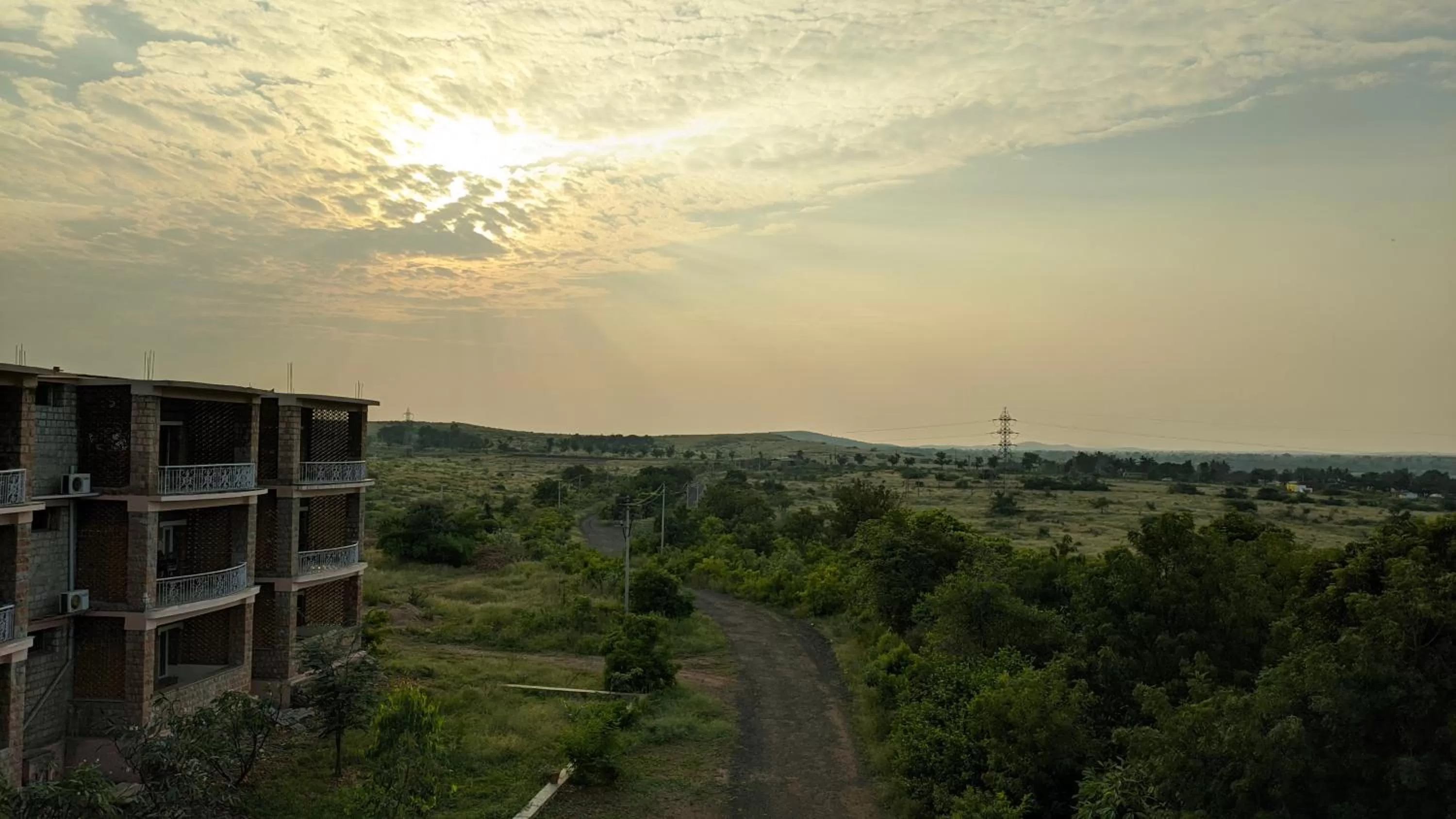 Sunset in Kanthi Resorts Badami