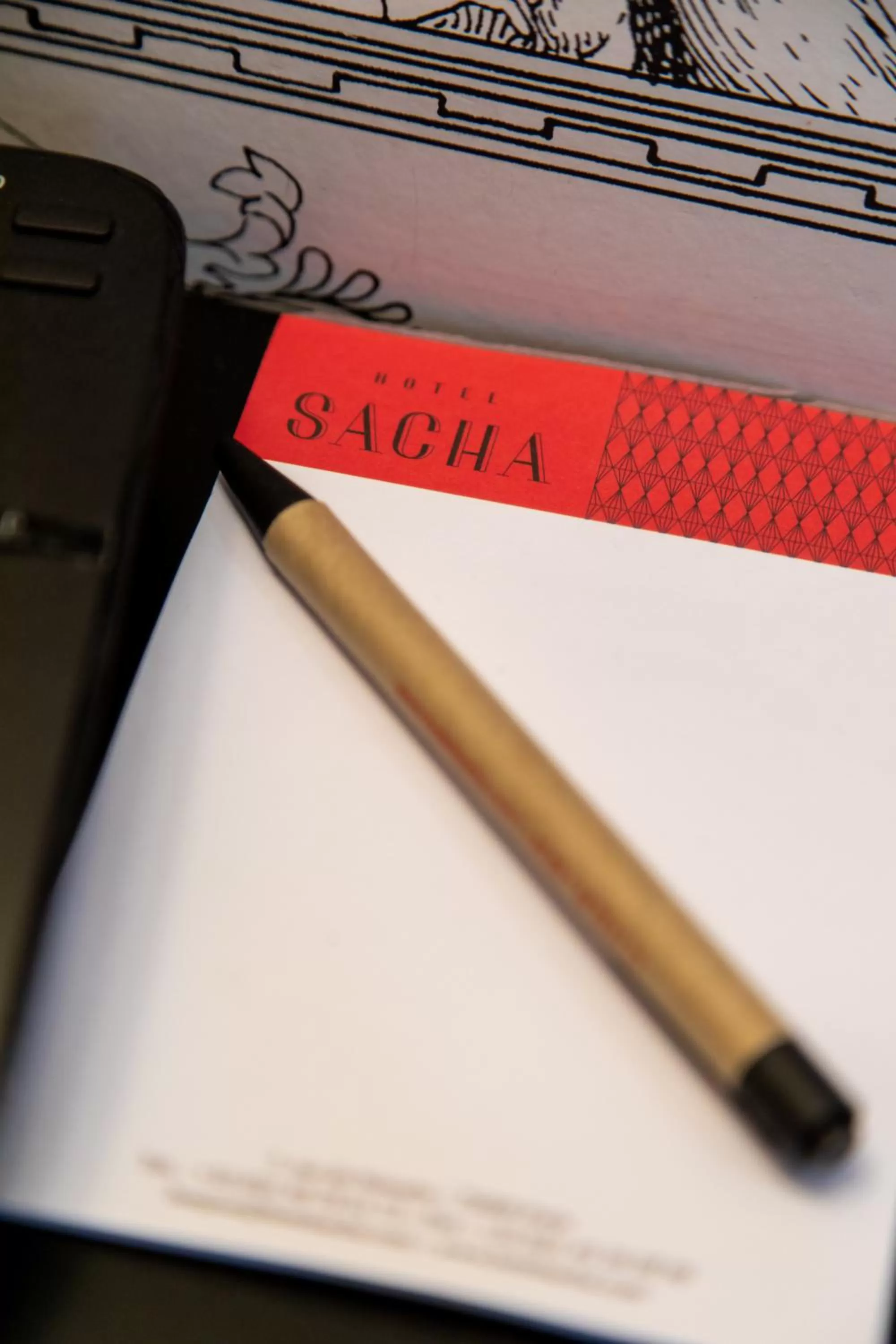 Seating area in Hotel Sacha